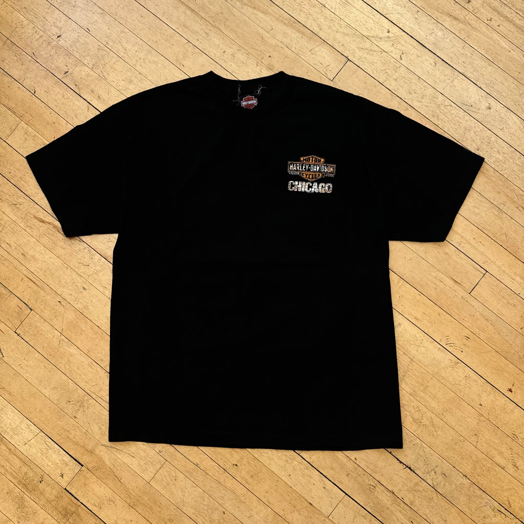 Harley Davidson Windy City Chicago T-shirt Sz XL