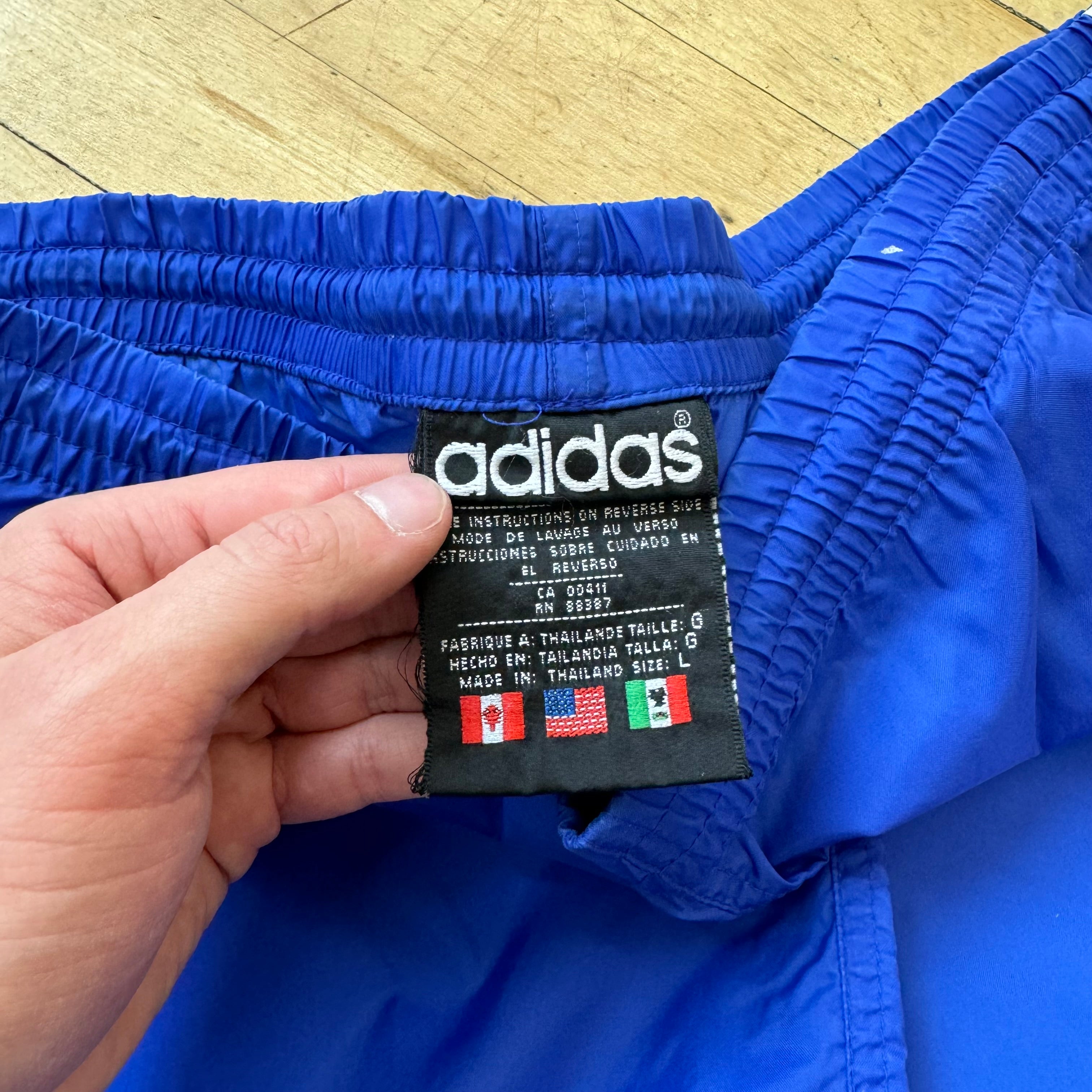 Vintage Blue Adidas Trackpants Sz L