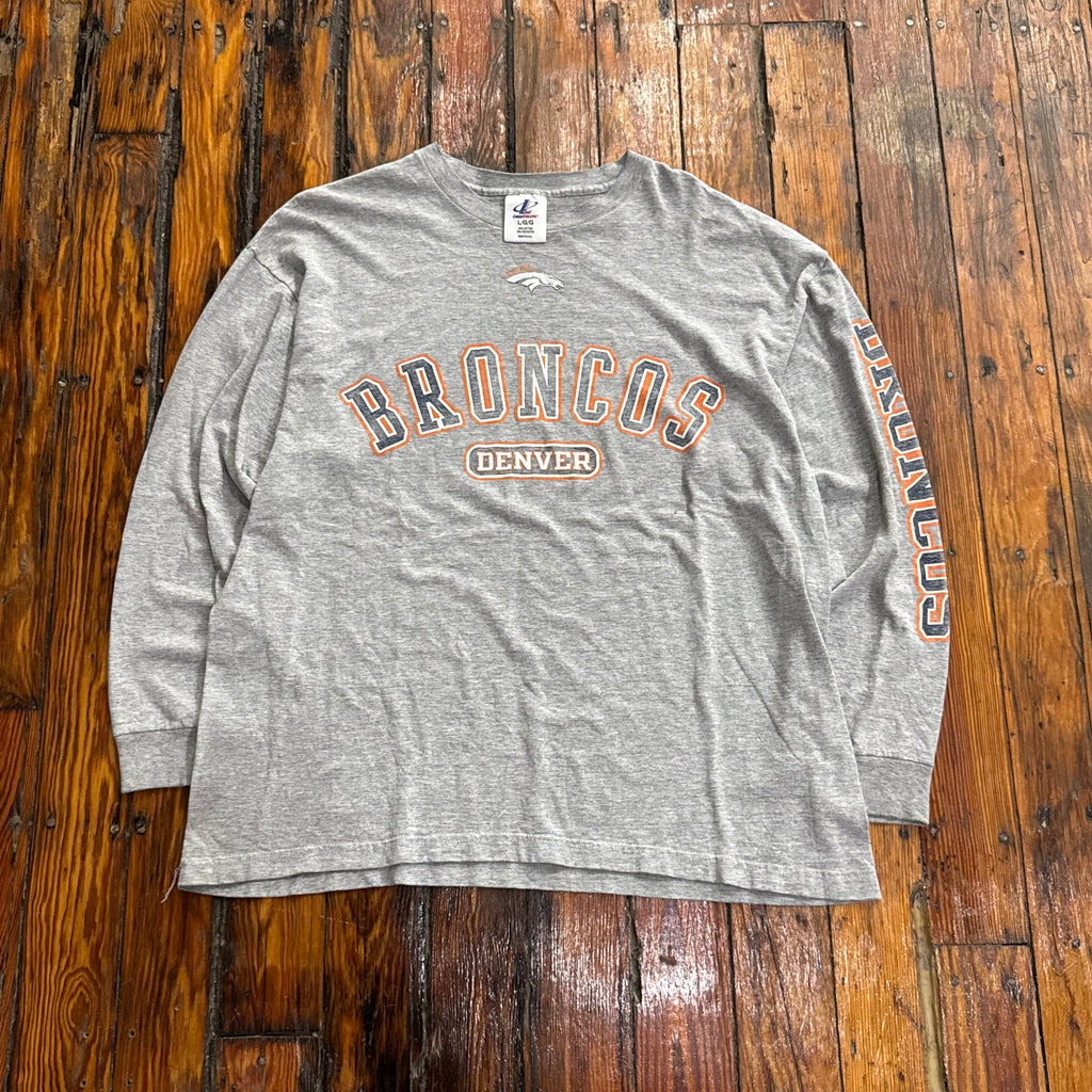 Vintage Denver Broncos Long Sleeve T-shirt Sz L