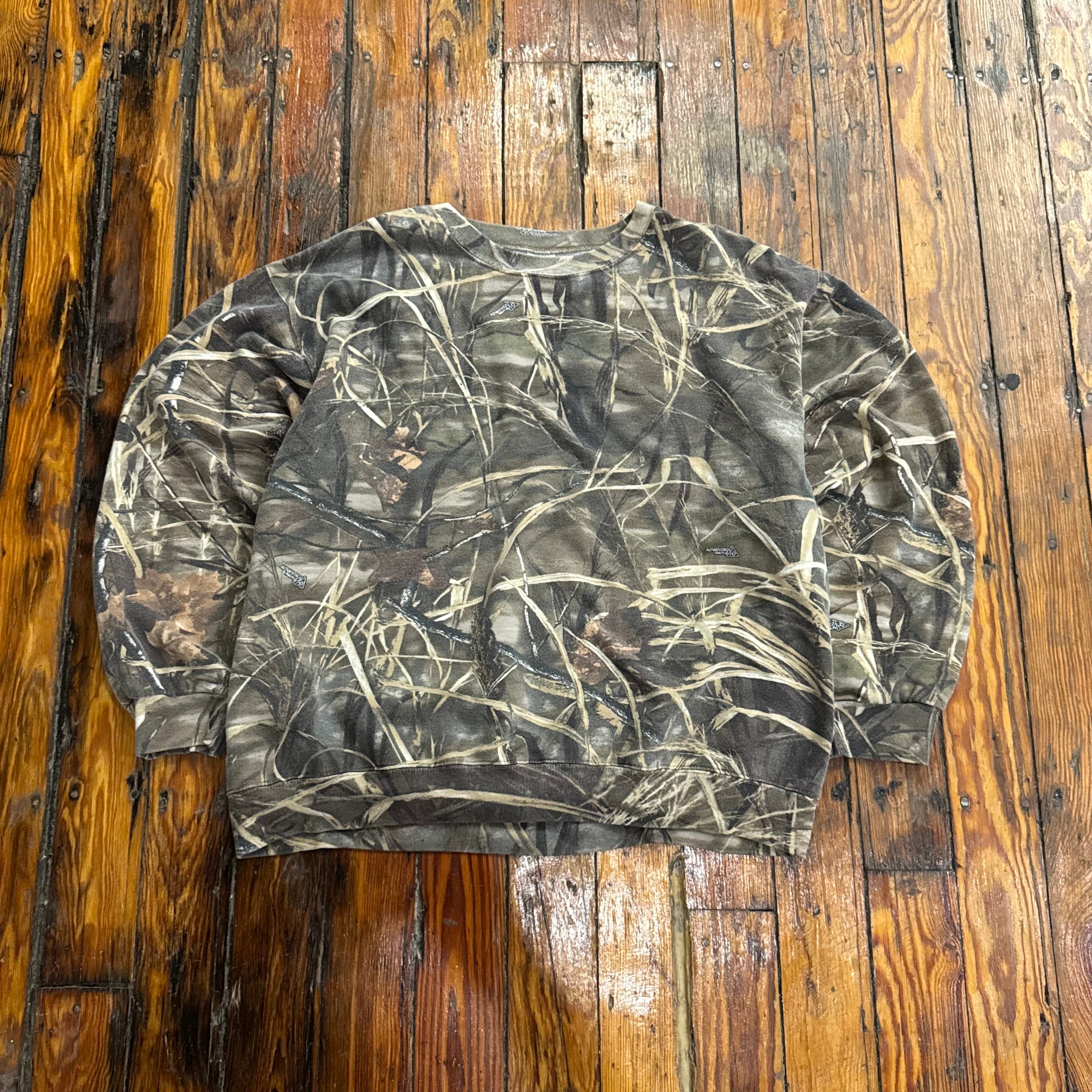 Vintage Camo Crewneck Sz XL