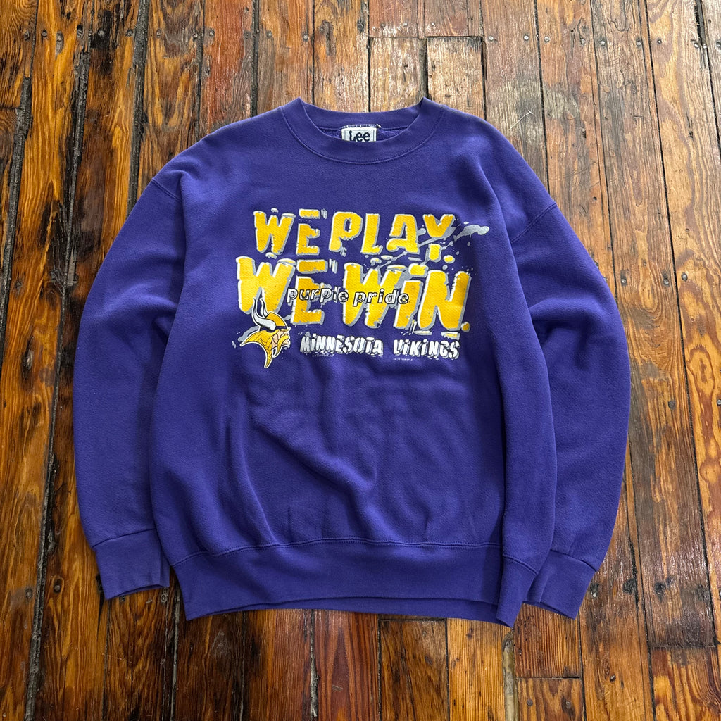 Vintage Minnesota Vikings CrewNeck Sz L