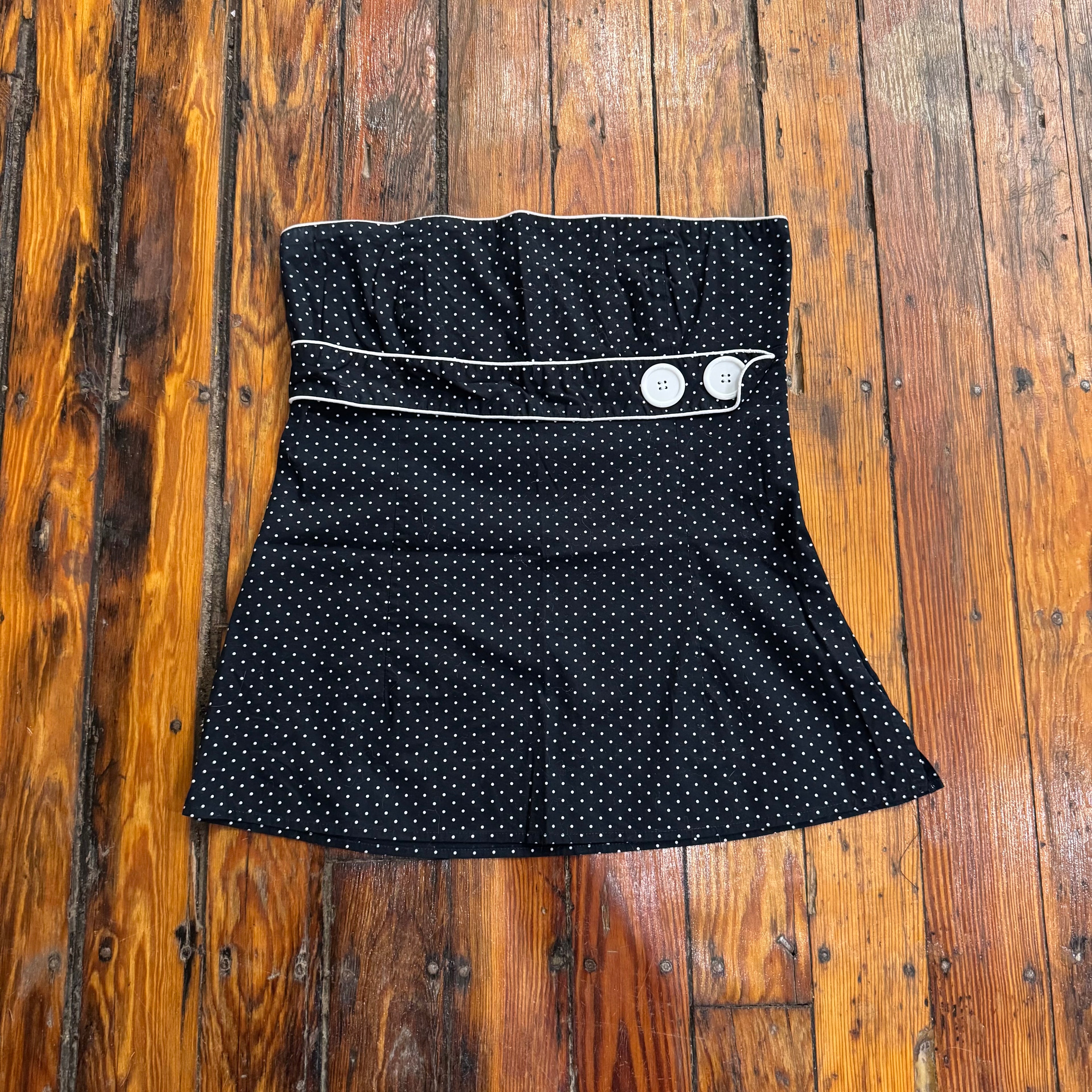 Y2K Studio Y Polka Dot Top Sz L