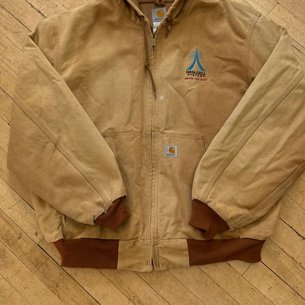 Vintage Carhartt hooded Active Jacket Sz XL