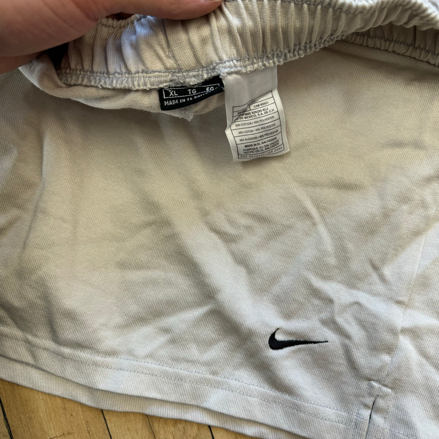 Vintage Cream Nike Gym Shorts Sz XL