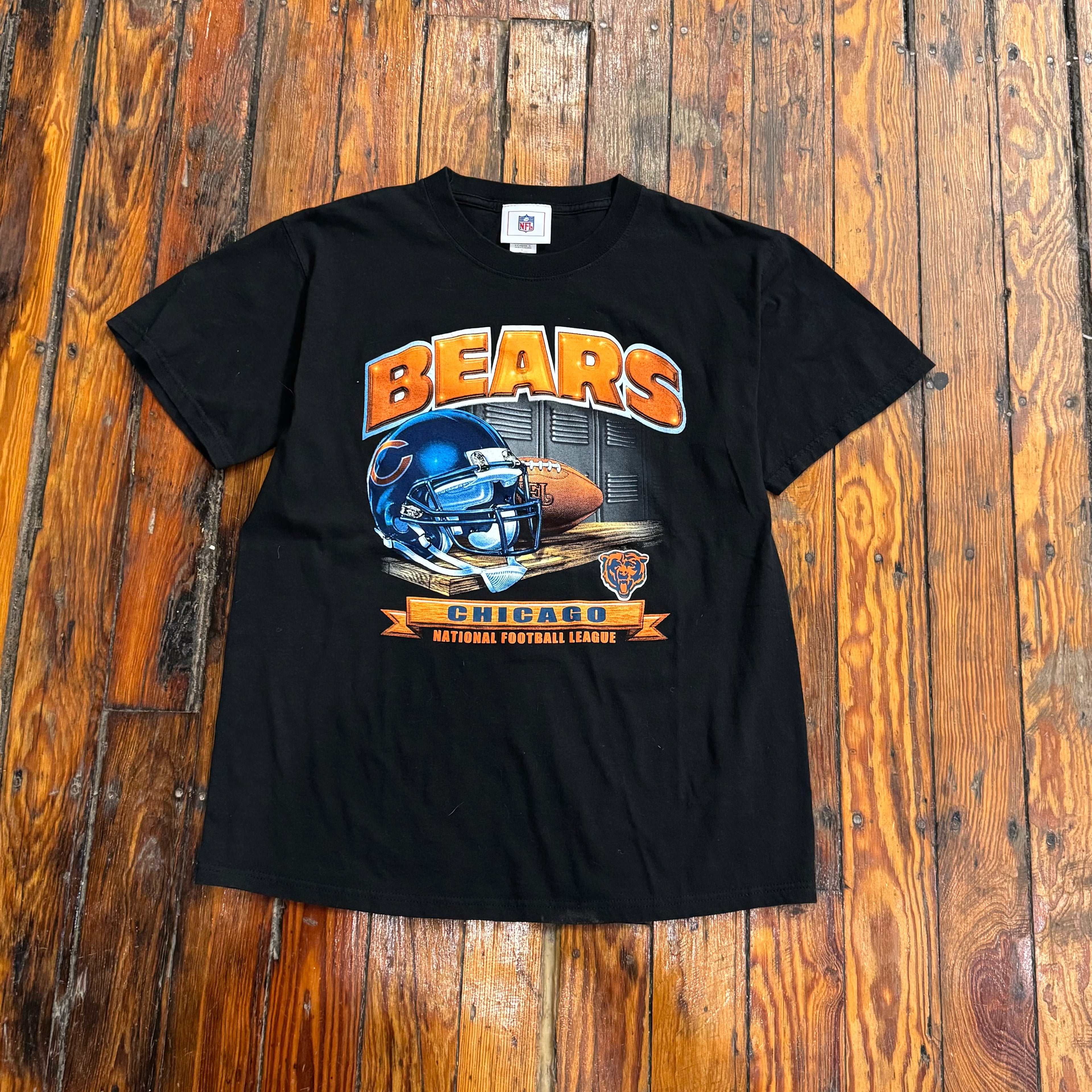 Vintage Chicago Bears Helmet T-shirt Sz M