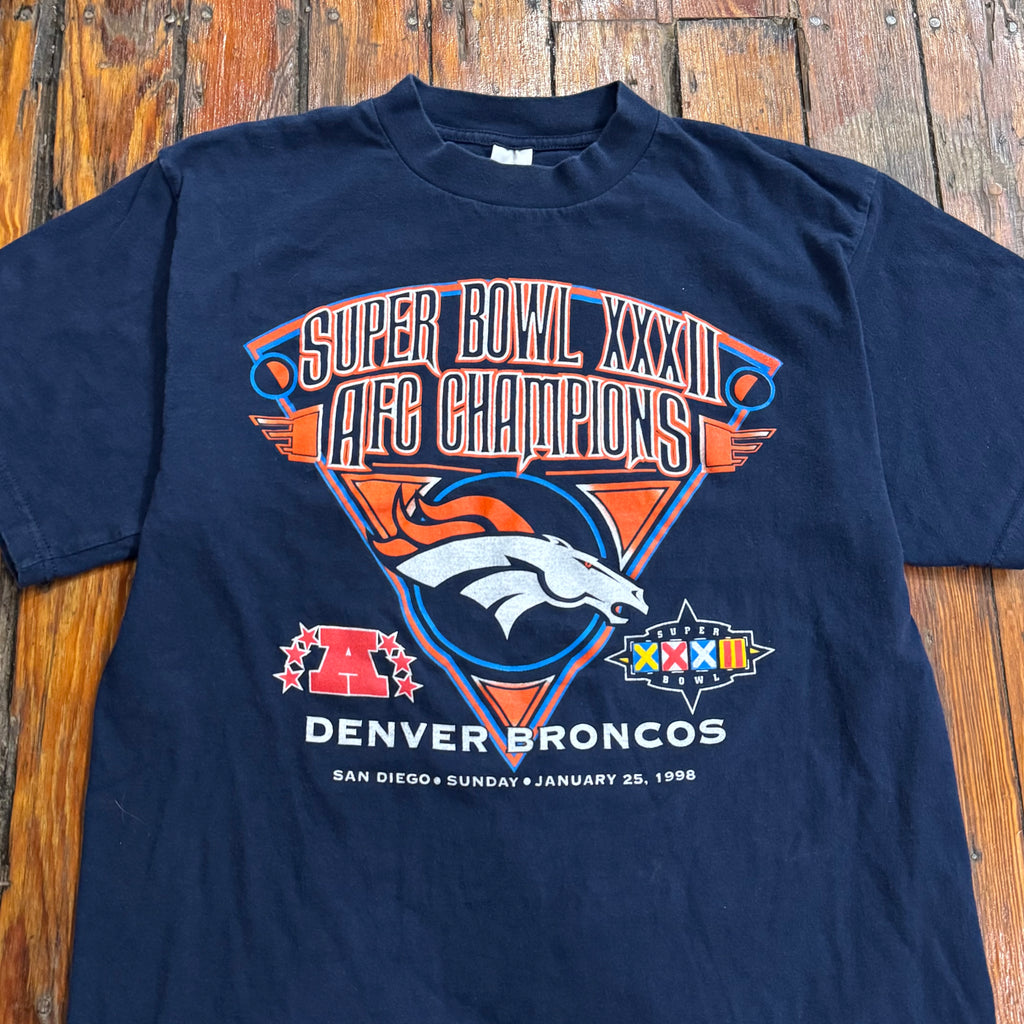 Vintage Denver Broncos AFC Champions T-shirt Sz L