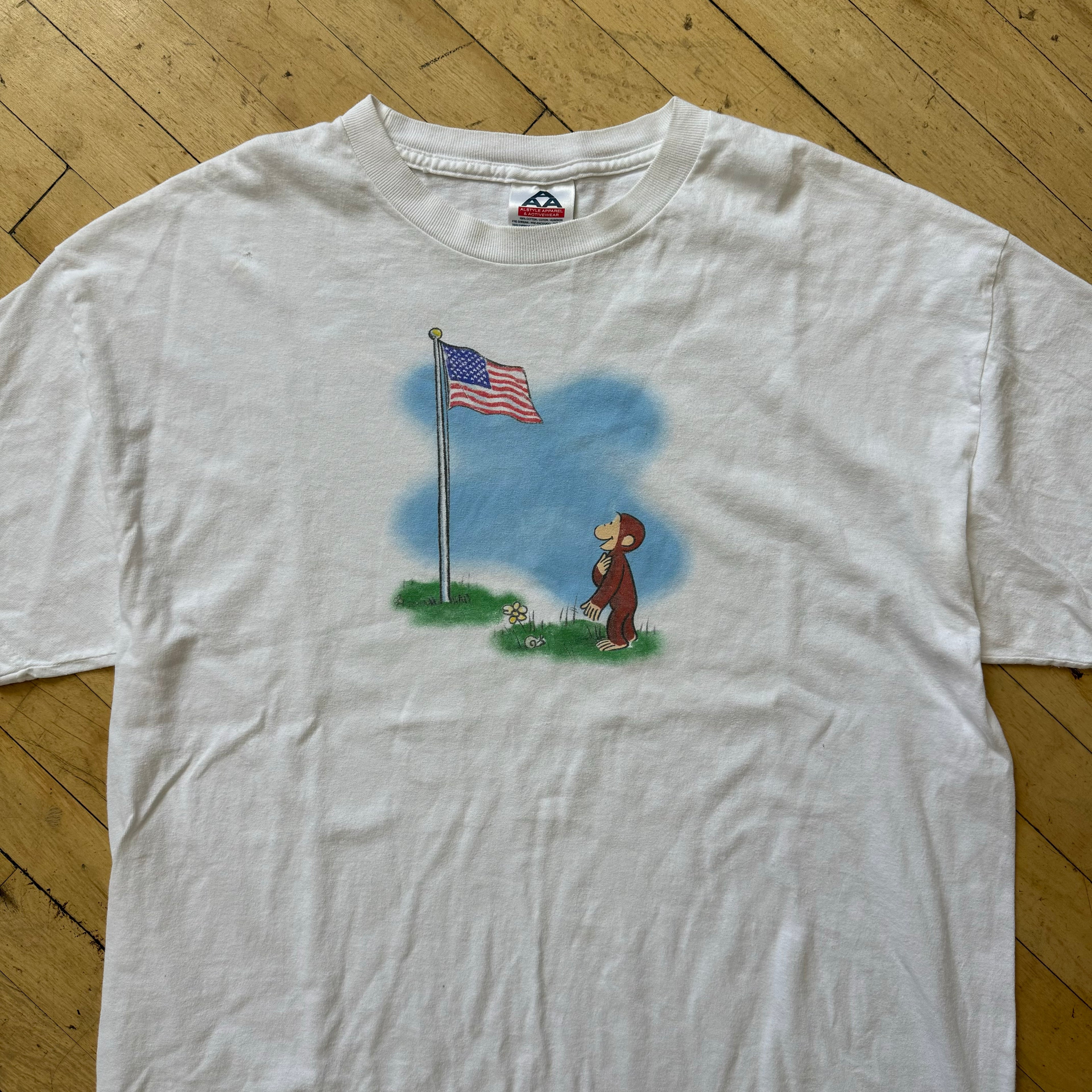 Vintage Curious George T-shirt Sz XL