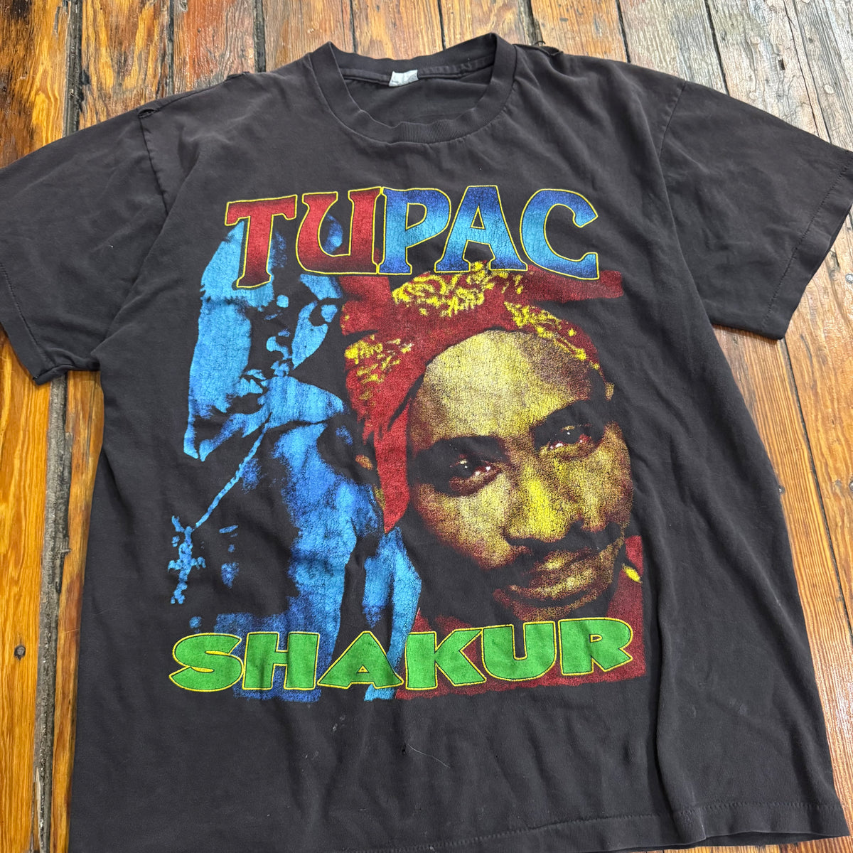 Vintage Tupac Shakur Rap T-shirt Sz L