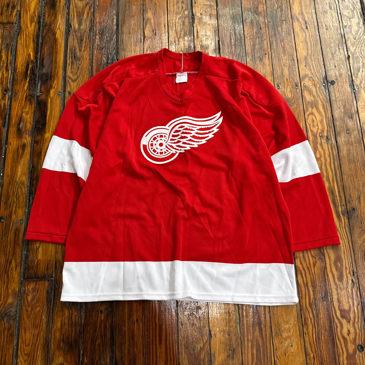 Vintage Detroit Red Wings Hockey Jersey Sz XL