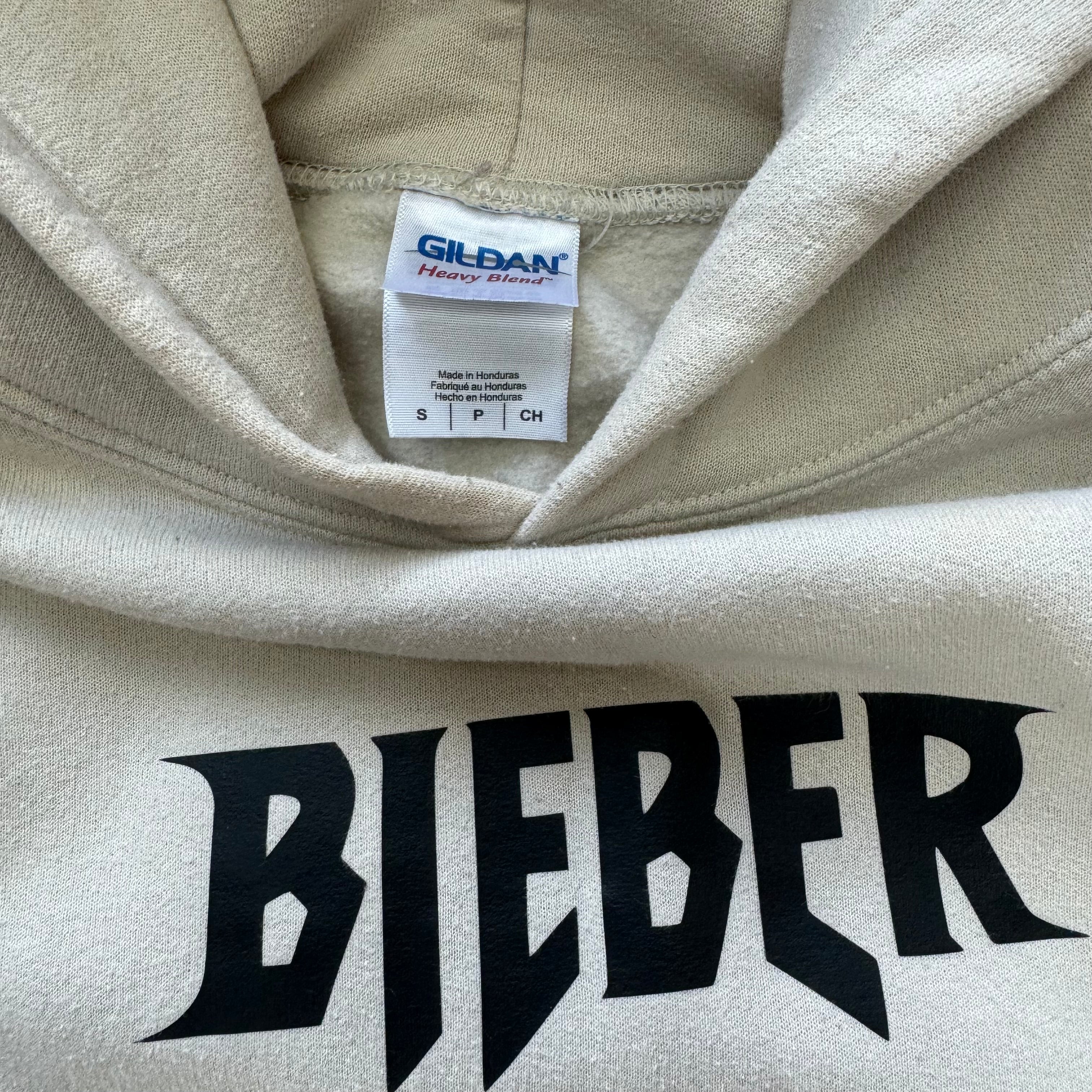2000s Justin Bieber Purpose Tour Hoodie Sz S