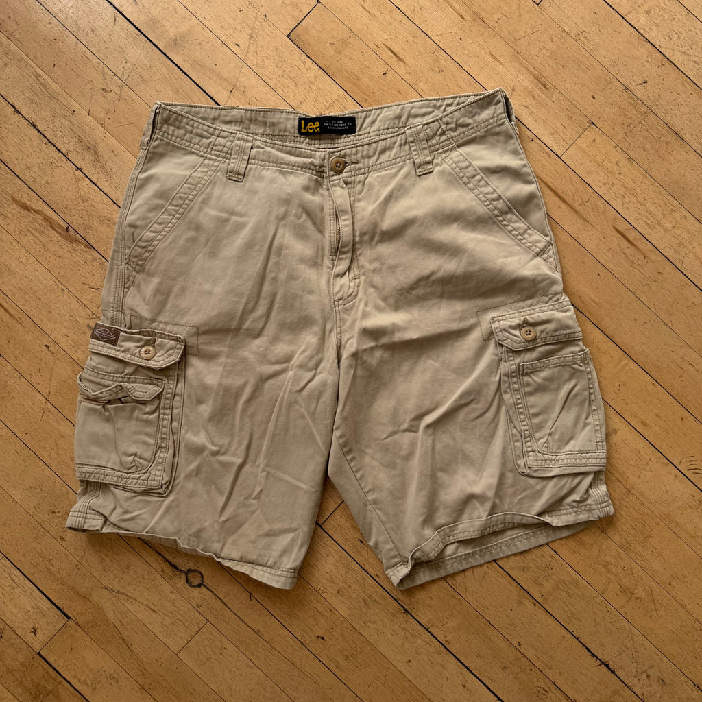 Vintage Lee Carho Khaki Shorts Sz 34
