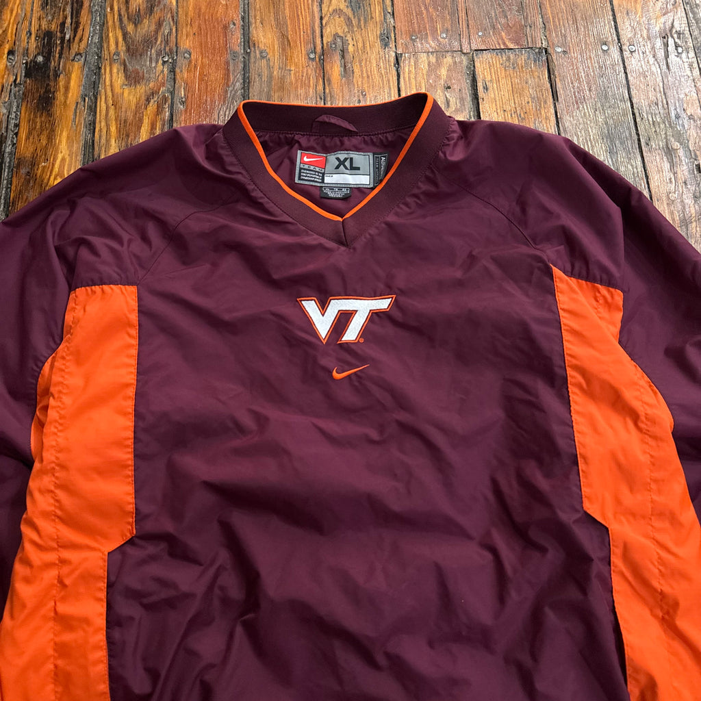 Vintage Virginia Tech Pullover Jacket Sz XL