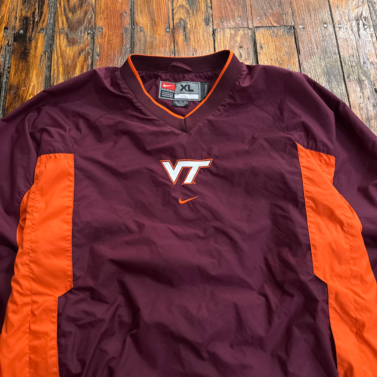 Vintage Virginia Tech Pullover Jacket Sz XL