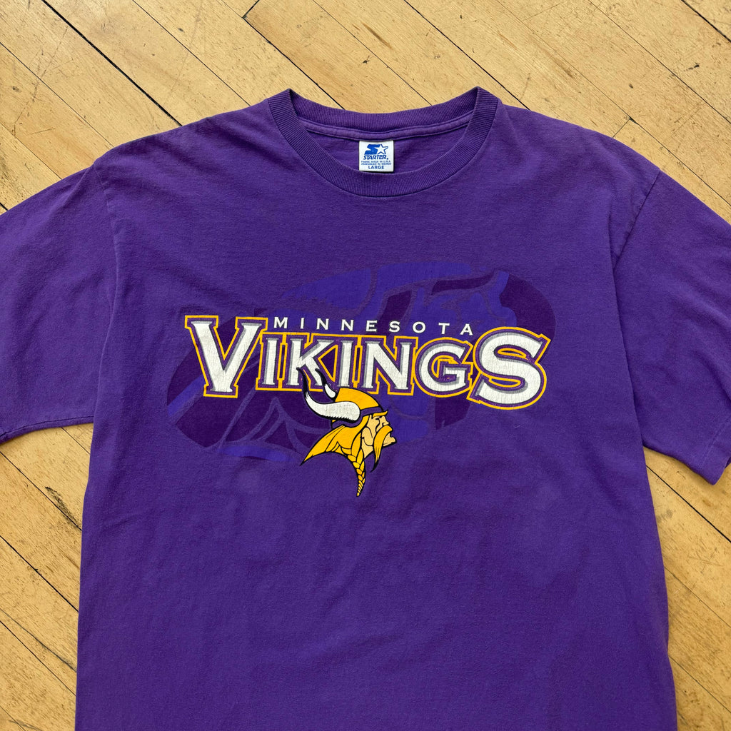 Vintage Minnesota Vikings Starter T-shirt Sz L