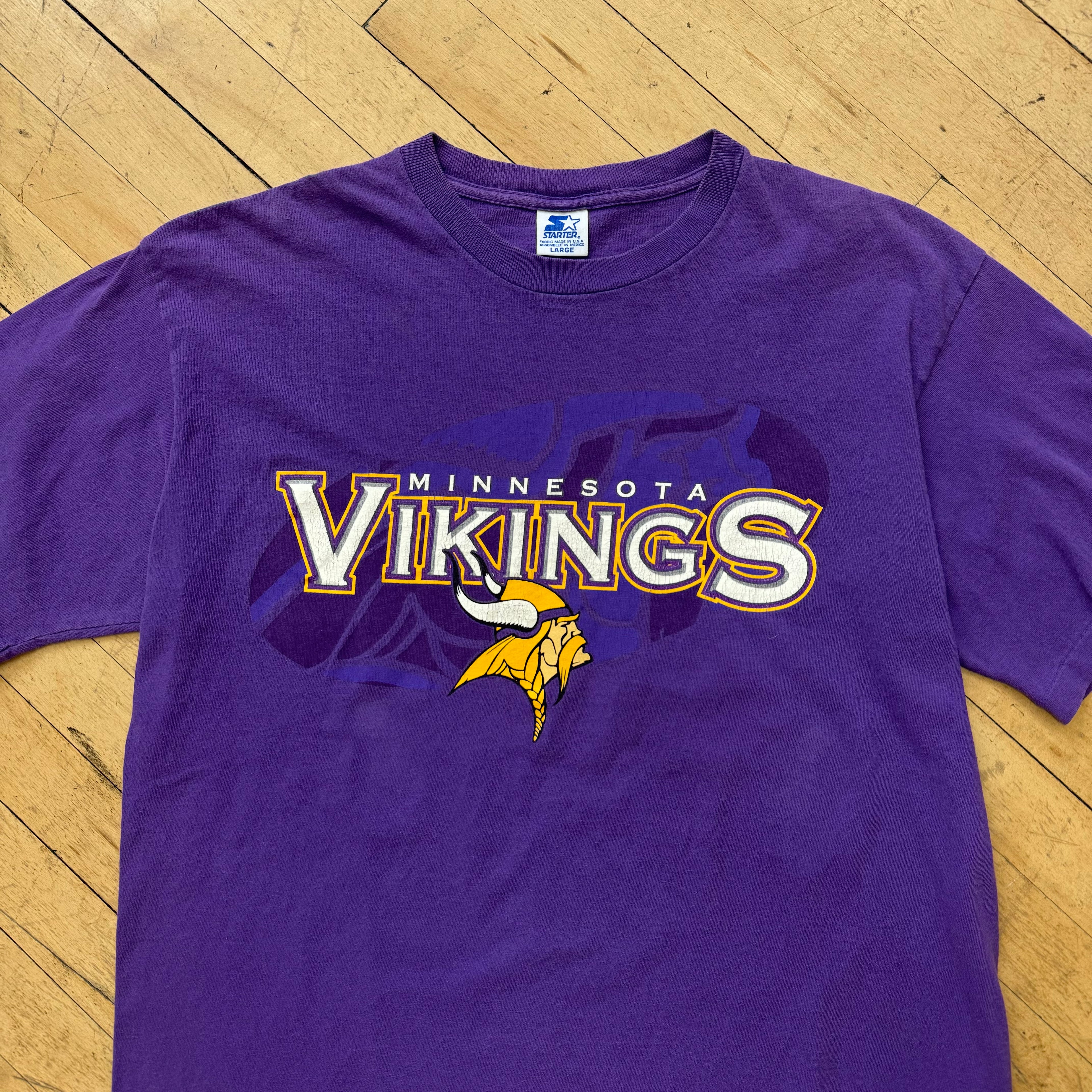 Vintage Minnesota Vikings Starter T-shirt Sz L