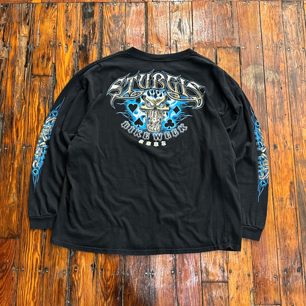 Y2K Strugis Bike week Long sleeve T-shirt Sz XL