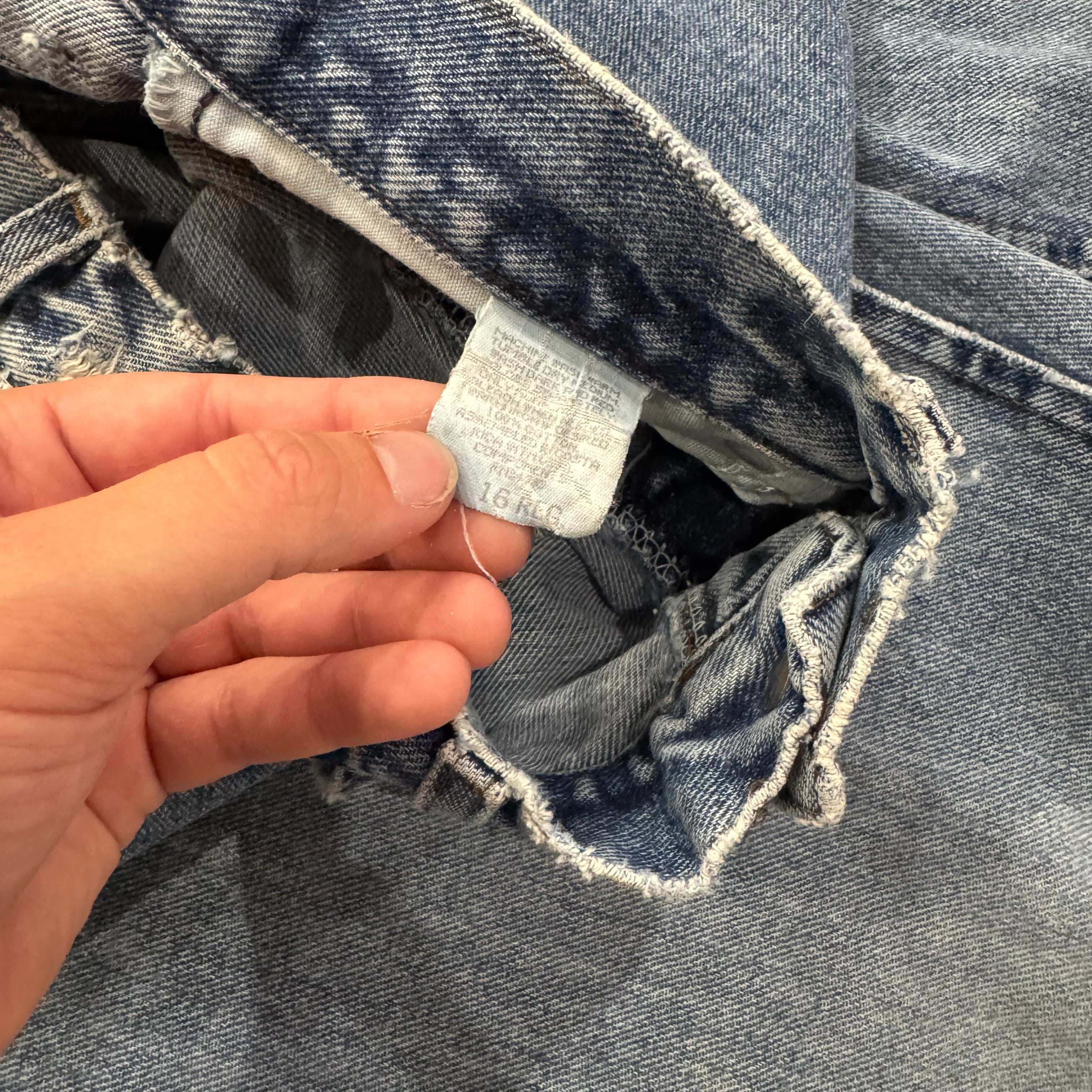 Vintage Faded Lee Denim Jeans Sz 16