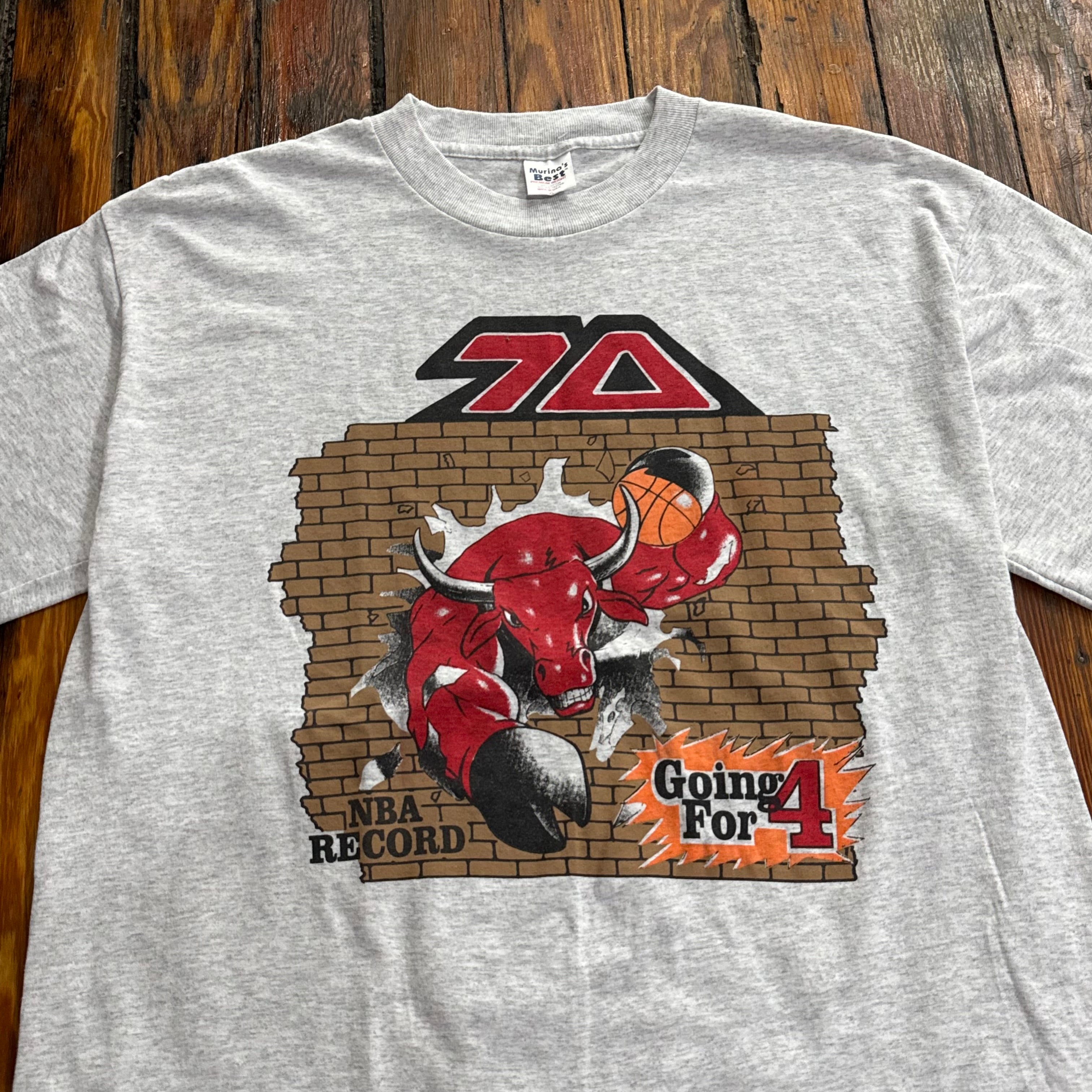 Vintage Chicago Bulls Going 4 It T-shirt Sz XL