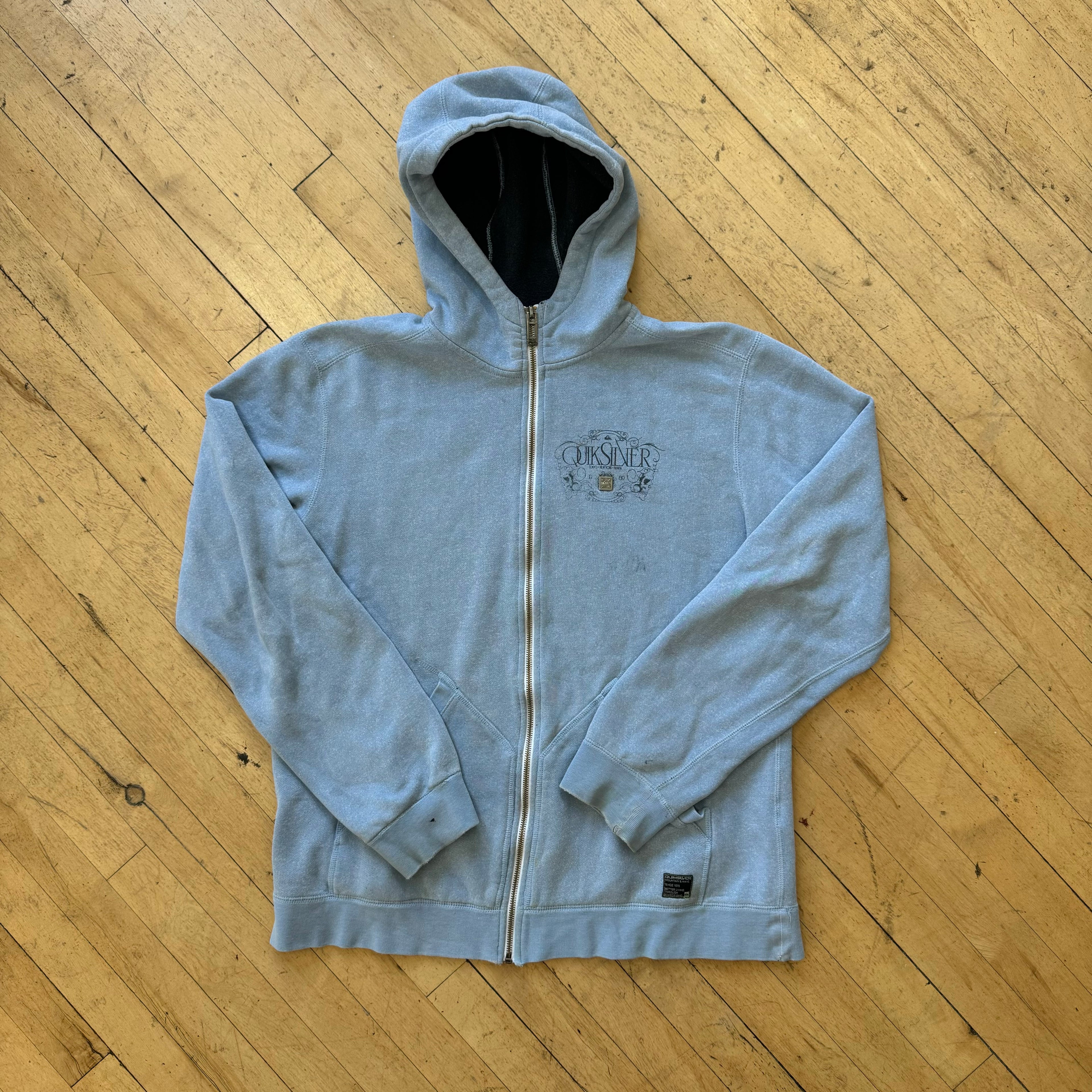 Y2K Quicksilver Zip-Up Jacket Sz L