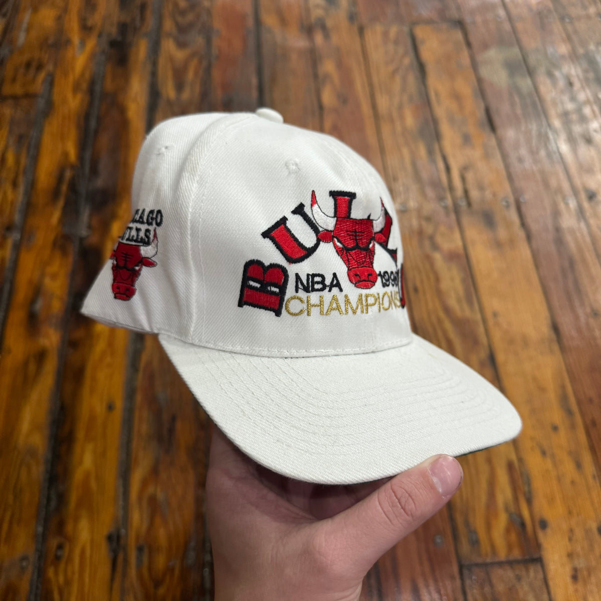 Vintage Chicago Bulls Champions SnapBack Hat