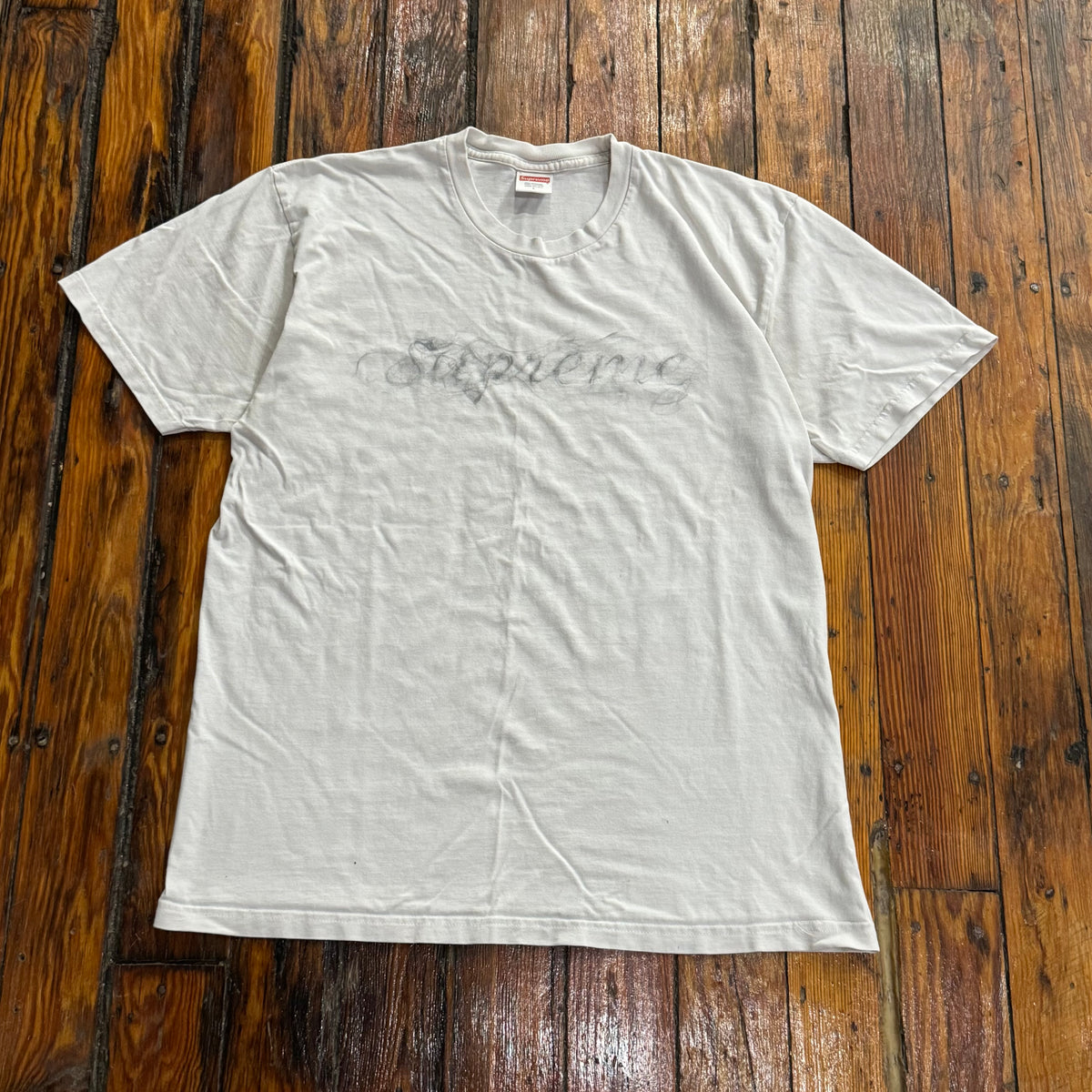 Superme SpellOut Smoke T-shirt Sz L
