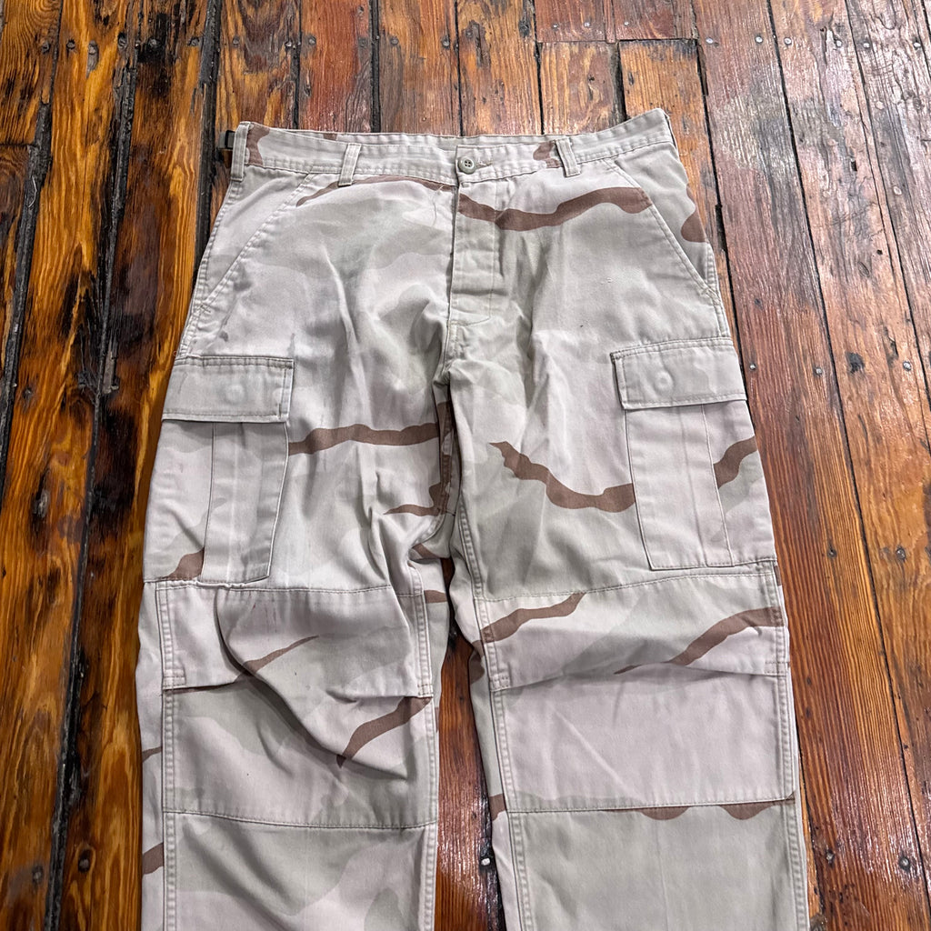 Vintage Army Light Camo Cargo Pants Sz 32