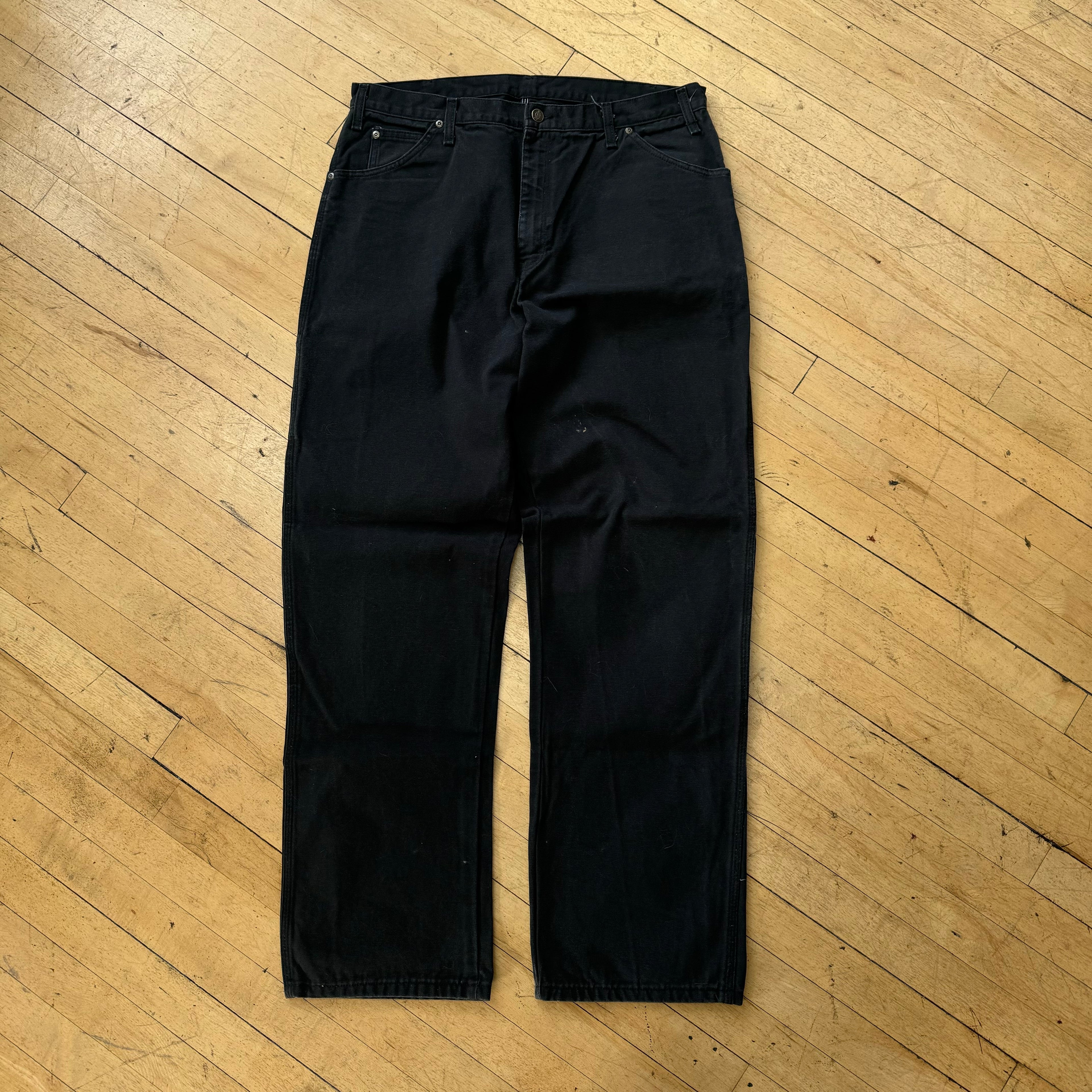 Vintage Black Dickie Denim Jeans Sz 36x32