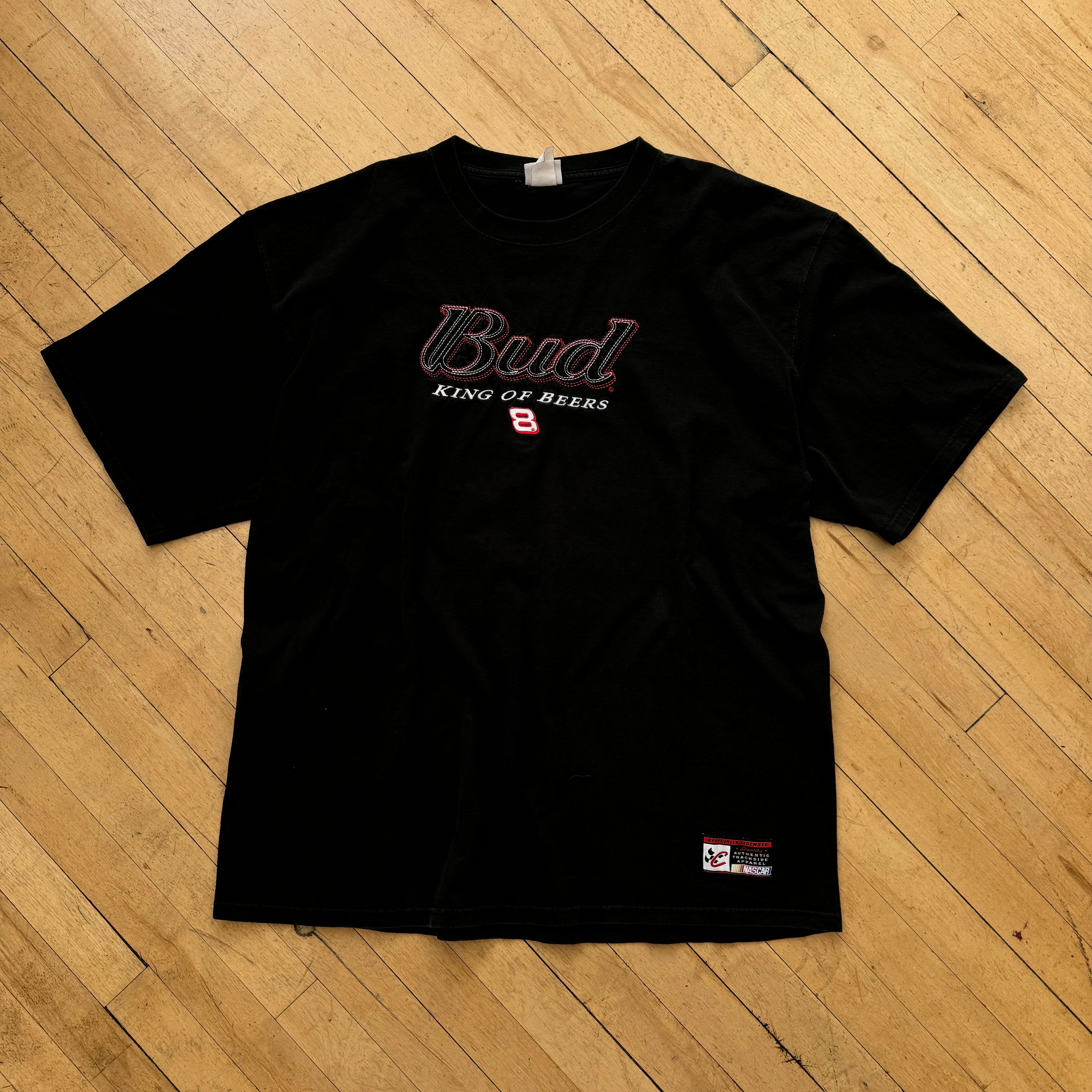 Vintage Bud King of Beers Nascar T-shirt Sz XXL