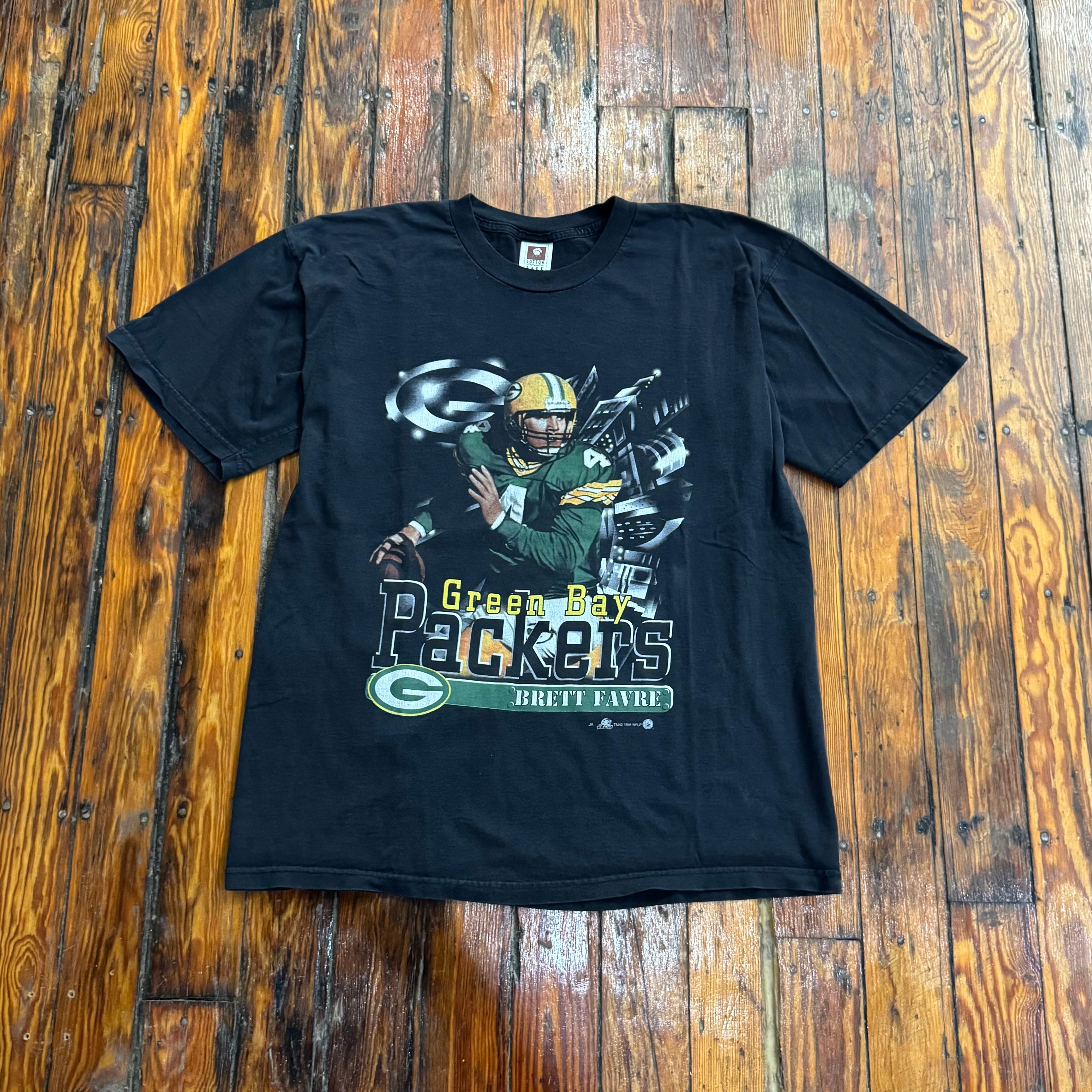 Vintage Brett Farve GreenBay Packers T-shirt Sz XL