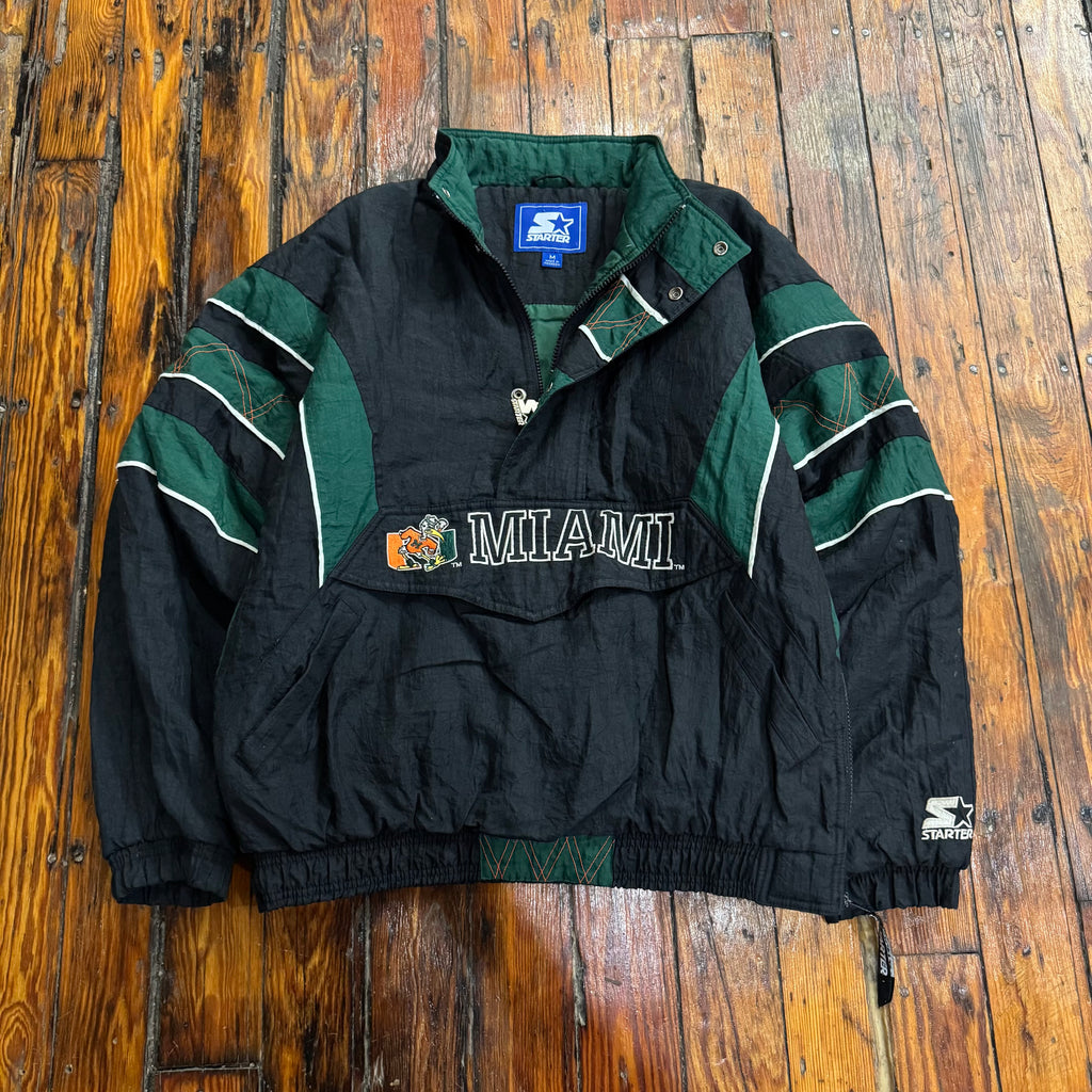 Vintage Miami Hurricanes Starter Jacket Sz M