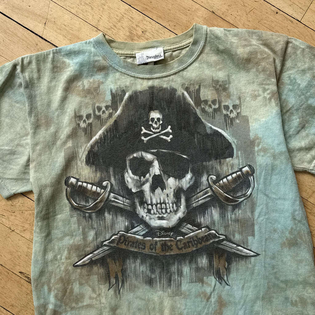 Vintage Pirates of the Caribbean Disney T-shirt Sz S