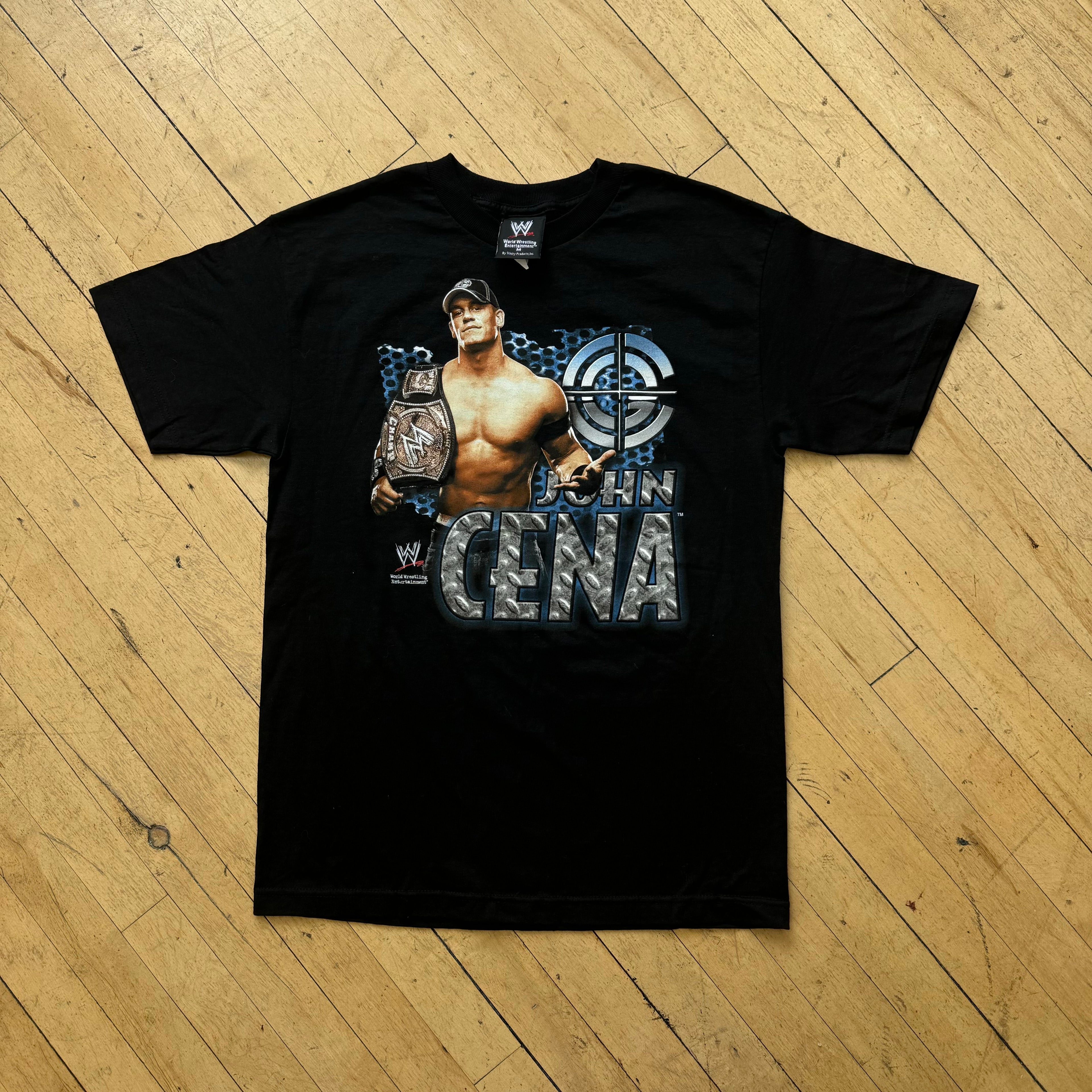 Y2K WWE John Cena World Champion T-shirt Sz M
