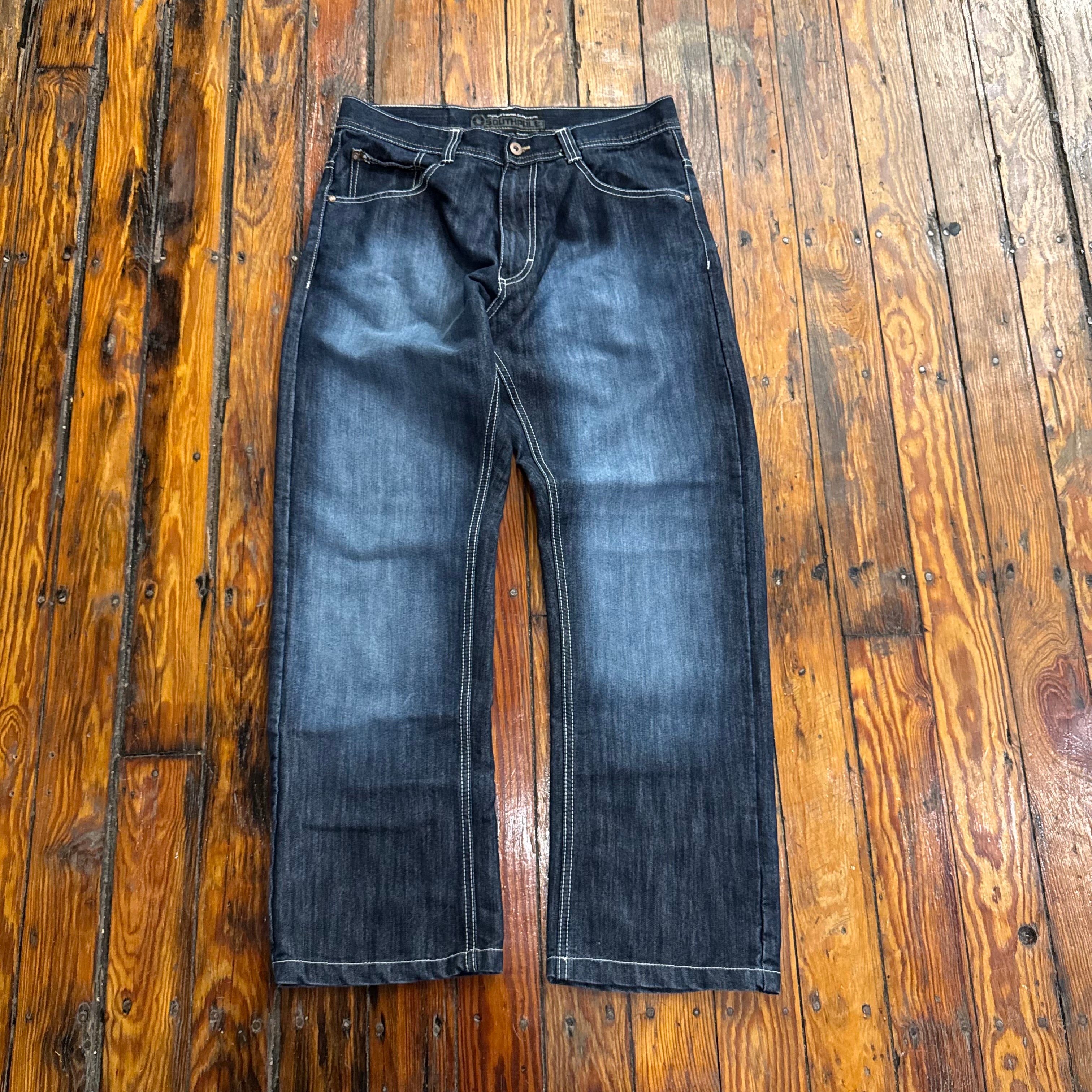 Y2K SouthPole Denim Jeans Sz 32