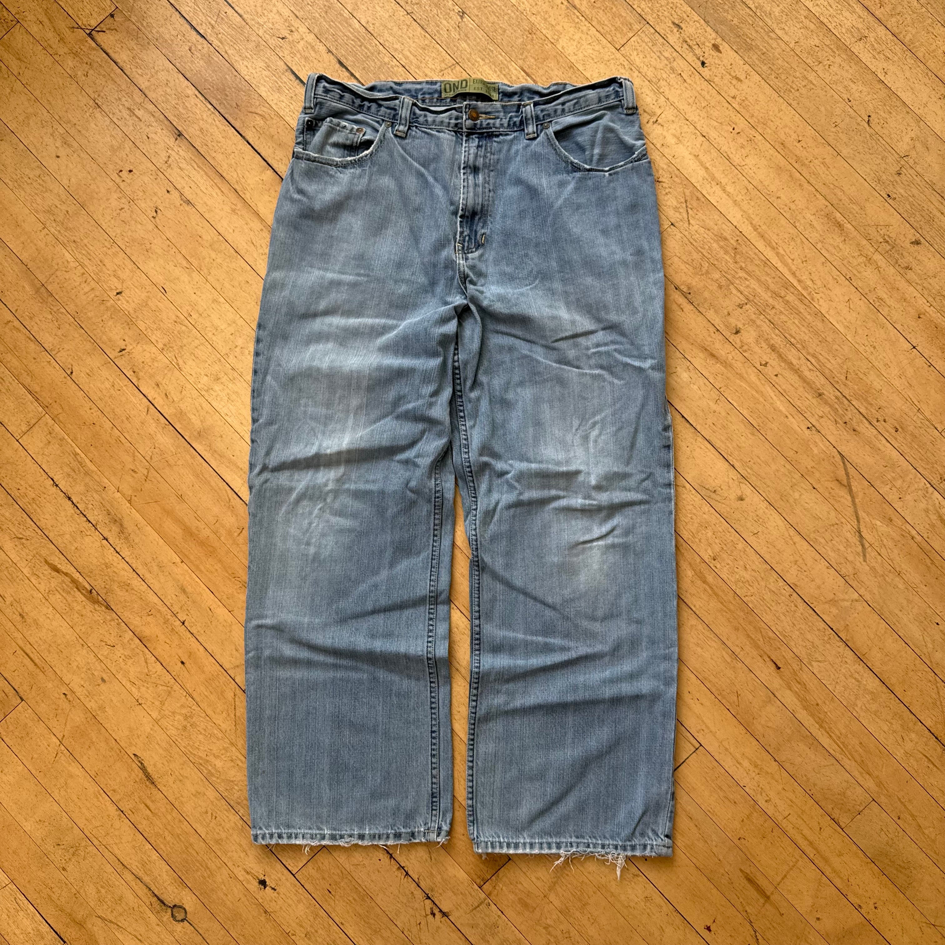 Vintage old Navy Baggy Denim Jeans Sz 36x32