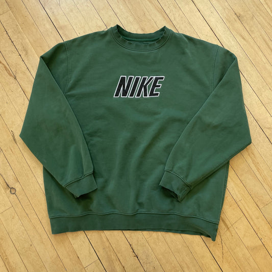 2000s Nike SpellOut CrewNeck Sz XXL