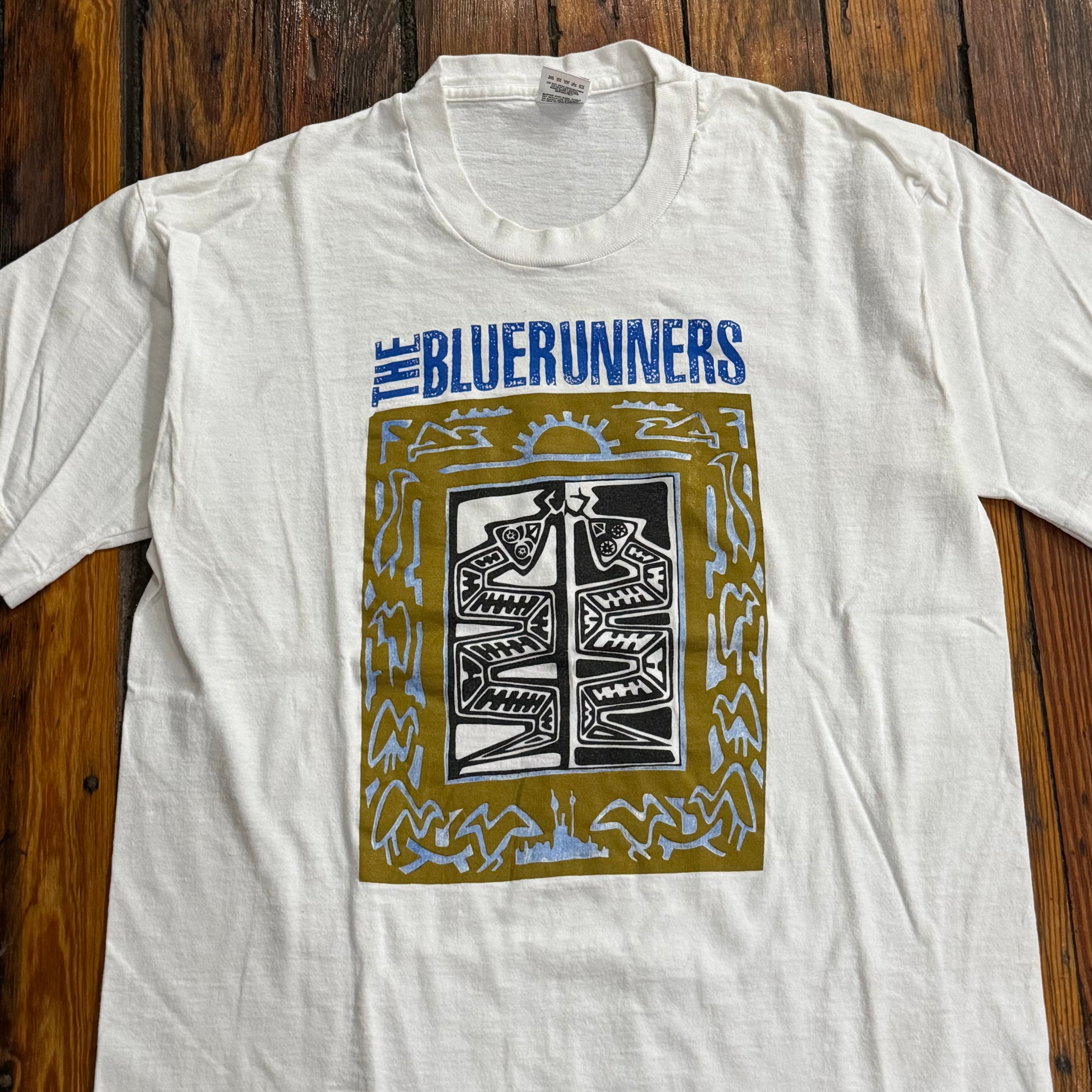 Vintage The Blue runners Band T-shirt Sz L