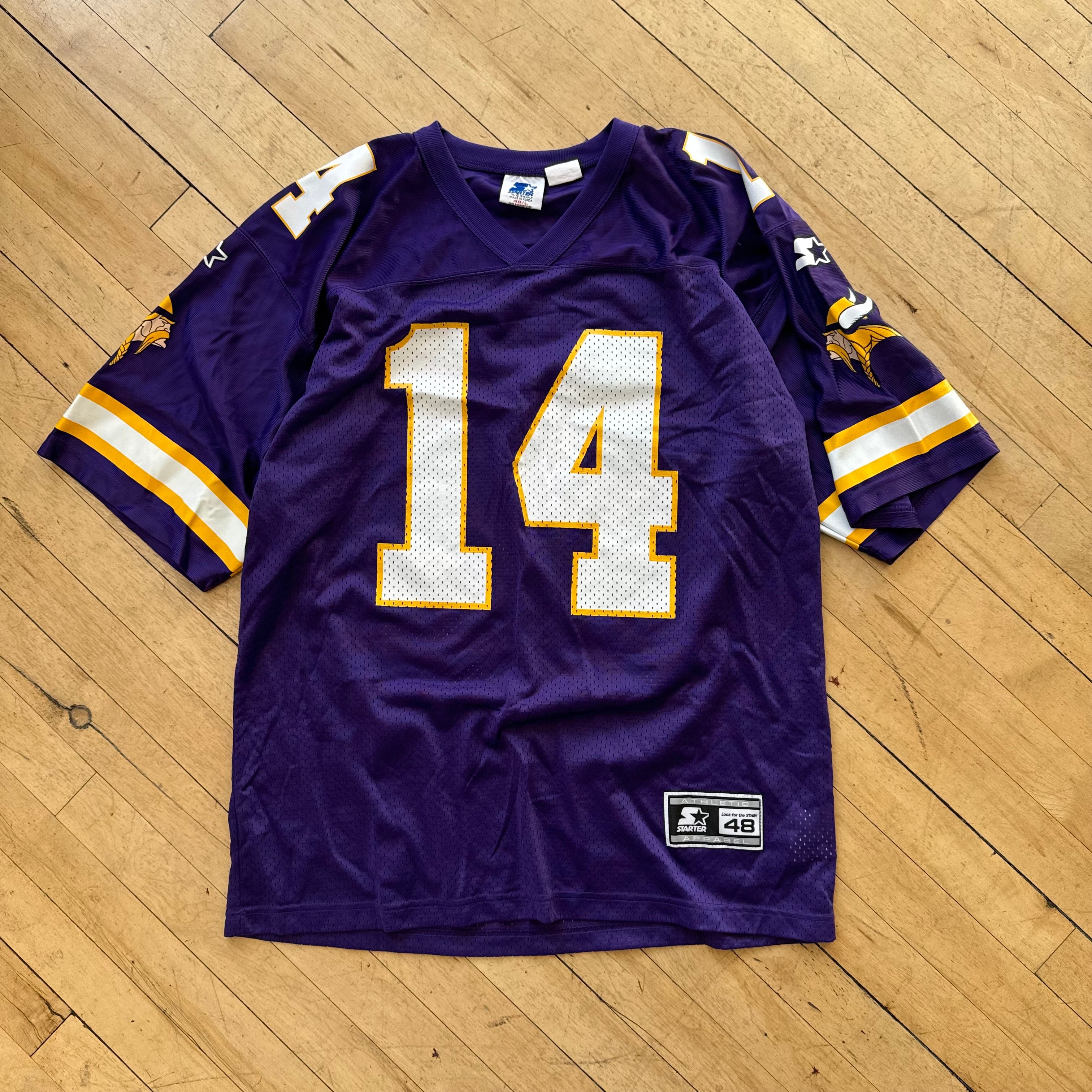 Vintage Starter Johnson Vikings Jersey Sz 48 (XL)