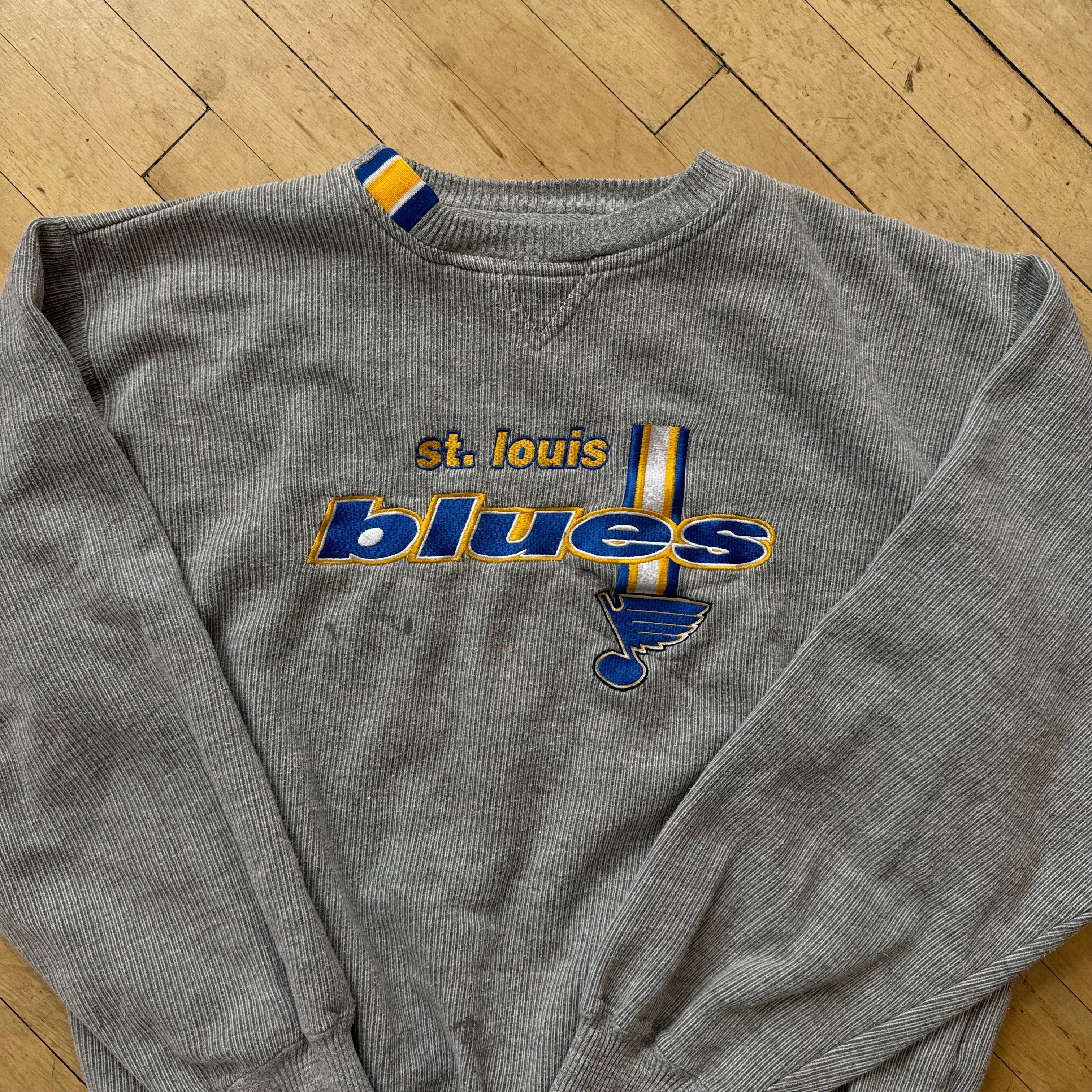 Vintage Logo Athletic St. Louis Blues CrewNeck Sz M