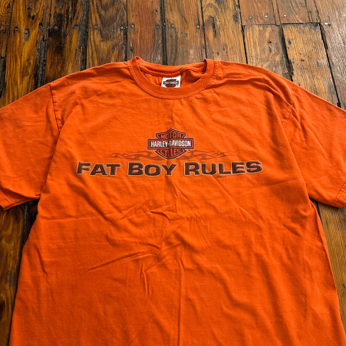 Y2K Fat Boy Rules Harley Davidson T-shirt Sz M