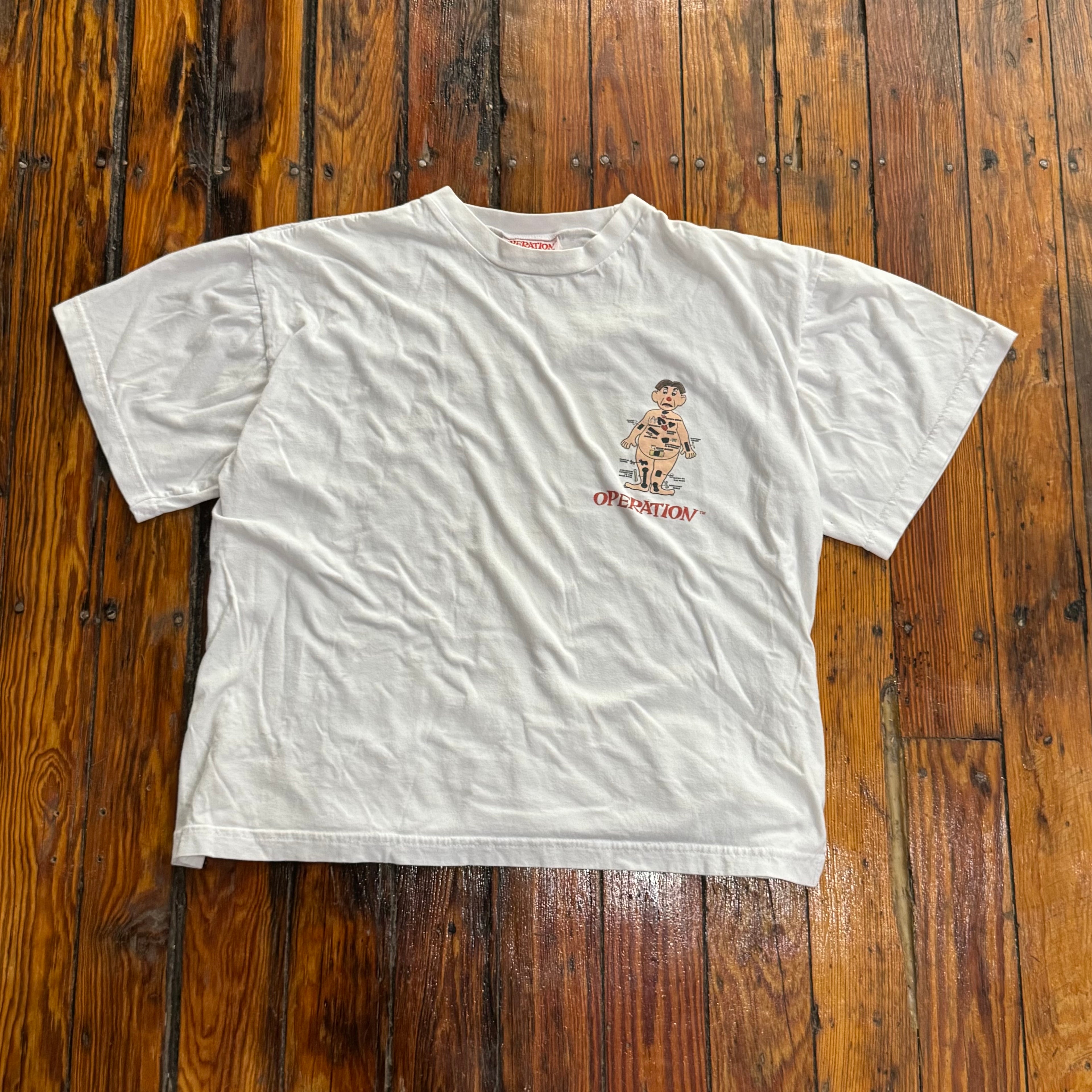 Vintage Operation Board Game T-shirt Sz L