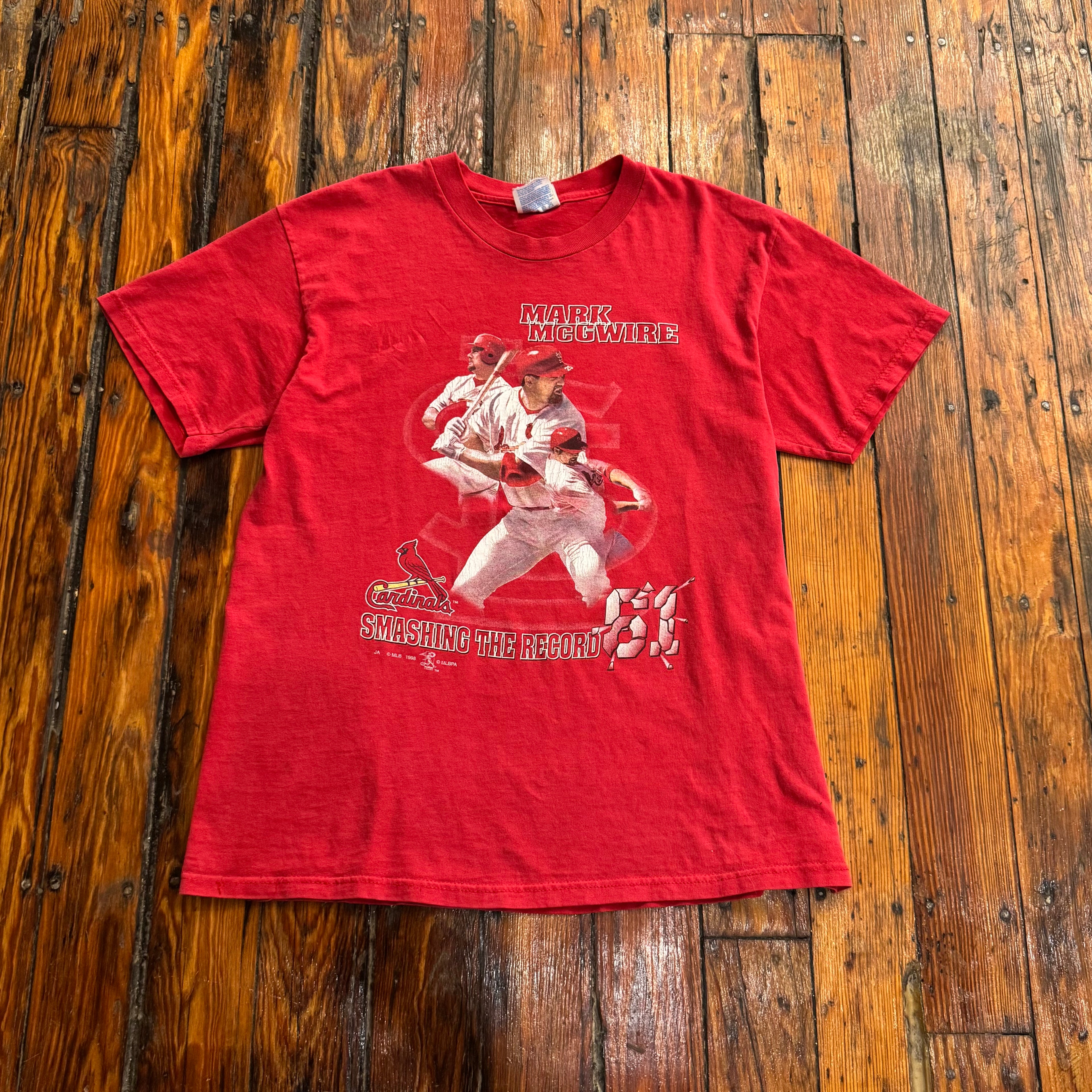 Vintage Mark McGwire Cardinals T-Shirt Sz M