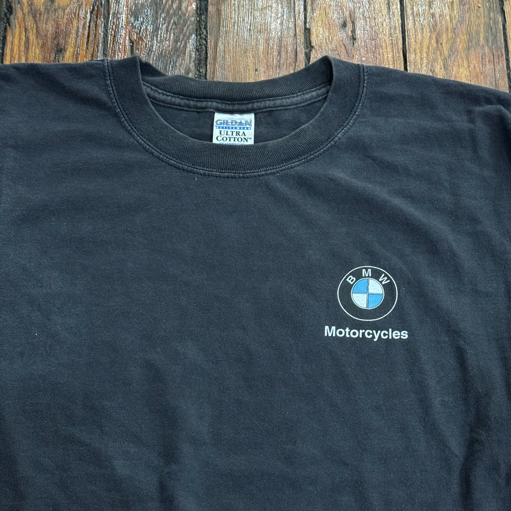 Vintage BMW Ride West Long Sleeve T-shirt Sz XXL
