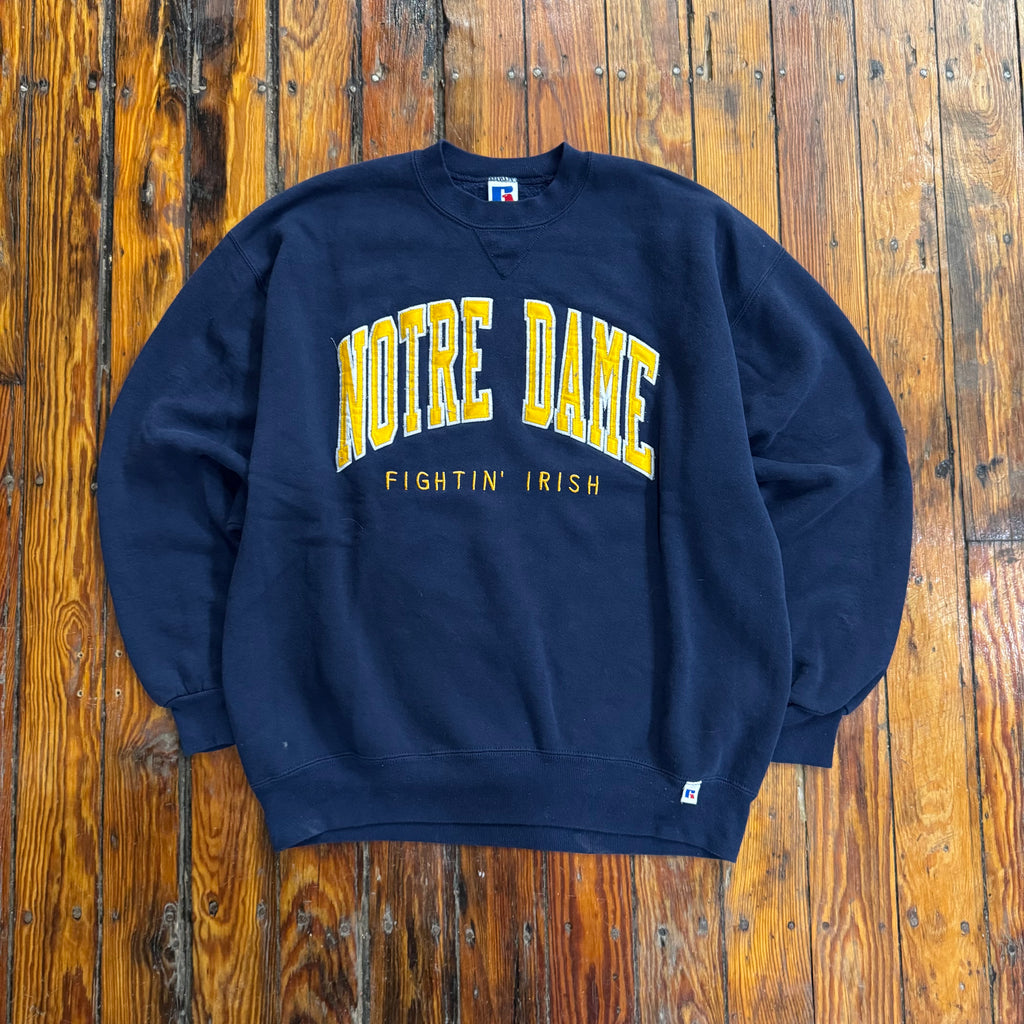 Vintage Notre Dame Fighting Irish Crewneck Sz XL