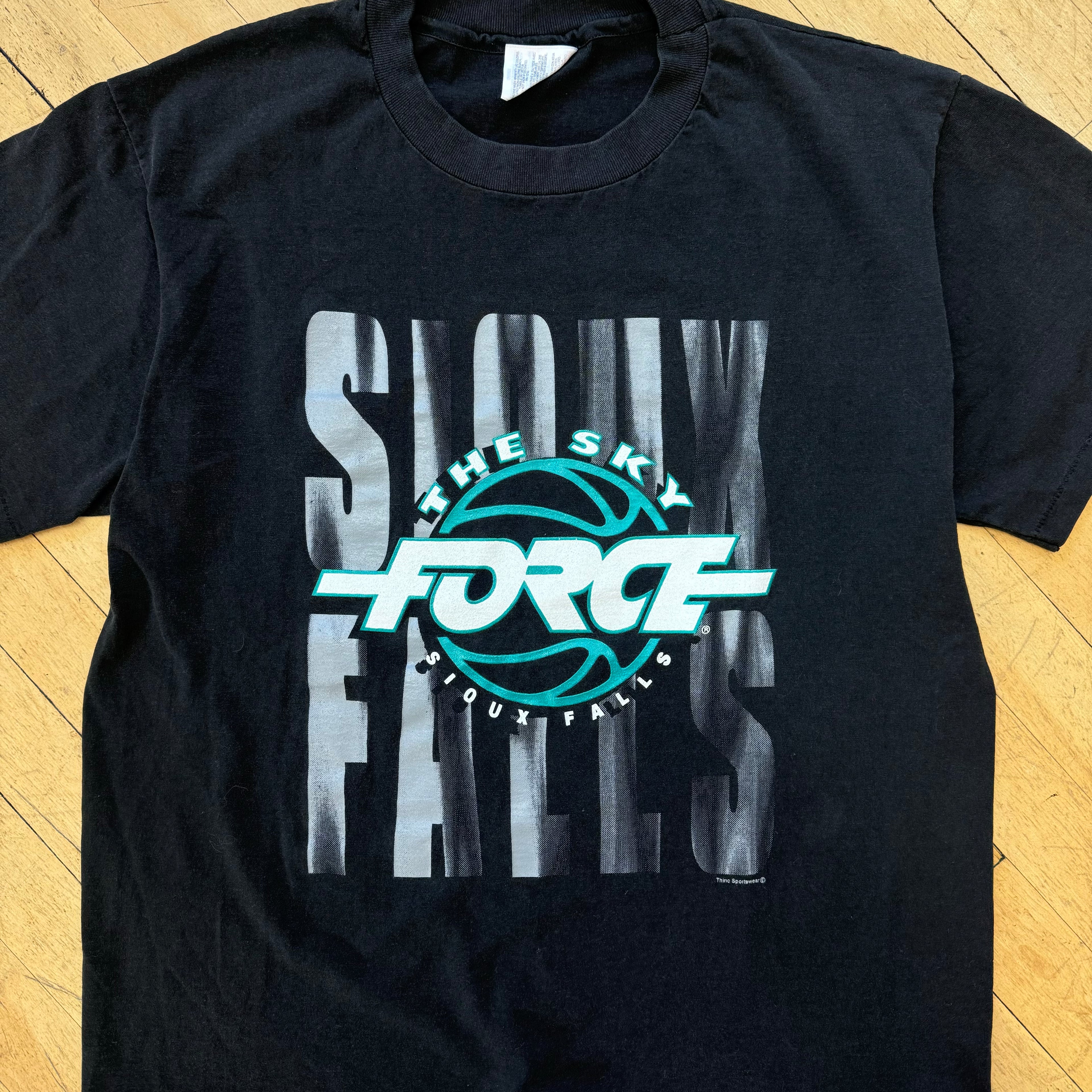 Vintage Sioux Falls Sky Force T-shirt Sz L