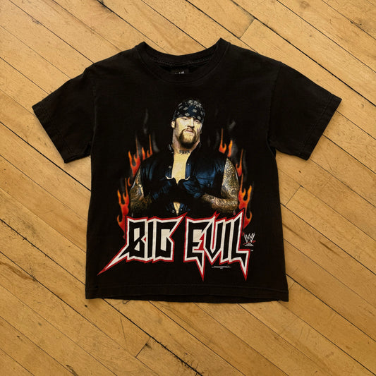 Vintage WWE Big Evil UnderTaker T-shirt Sz YTH M