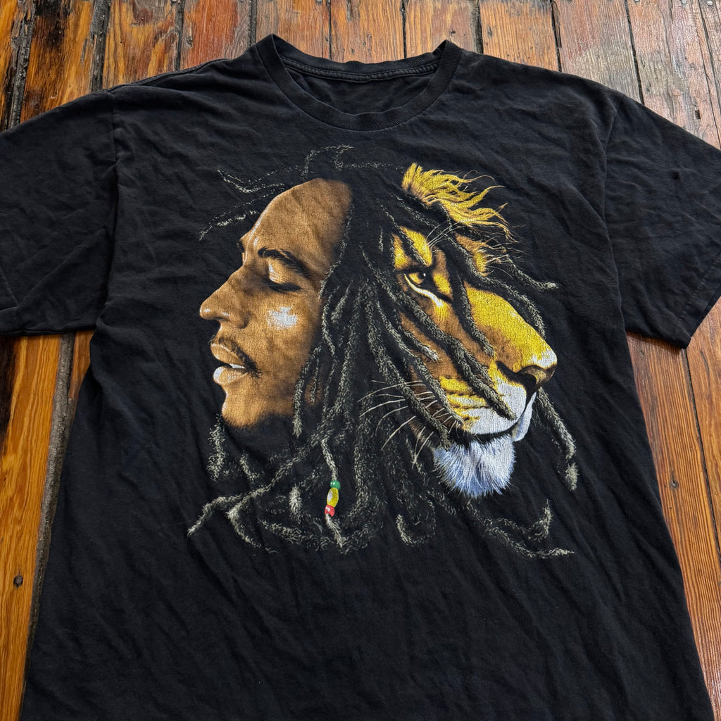 Vintage Bob Marley Face T-shirt Sz XL
