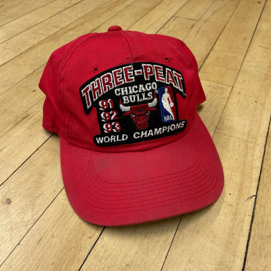 Three-Peat 91-93 Chicago Bulls Snapback Hat