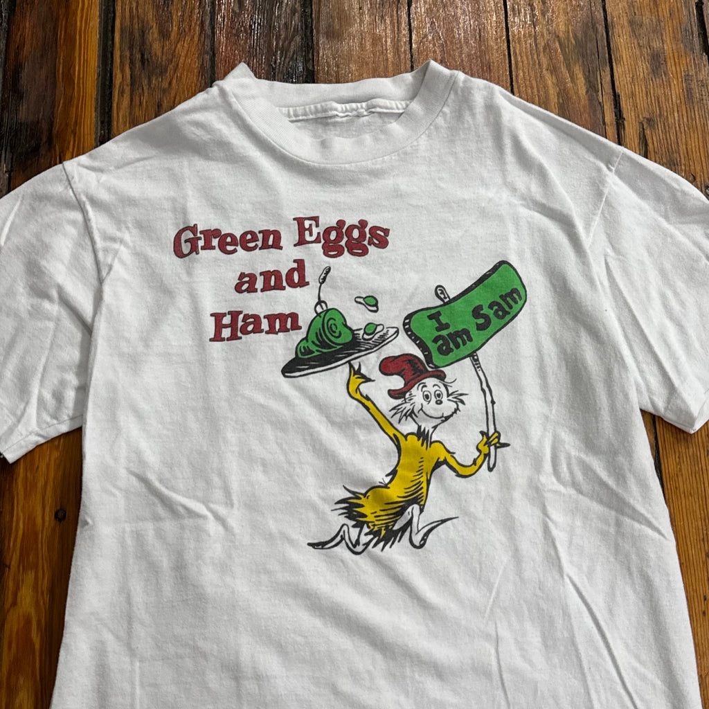 Vintage Green Eggs and Ham T-shirt Sz M