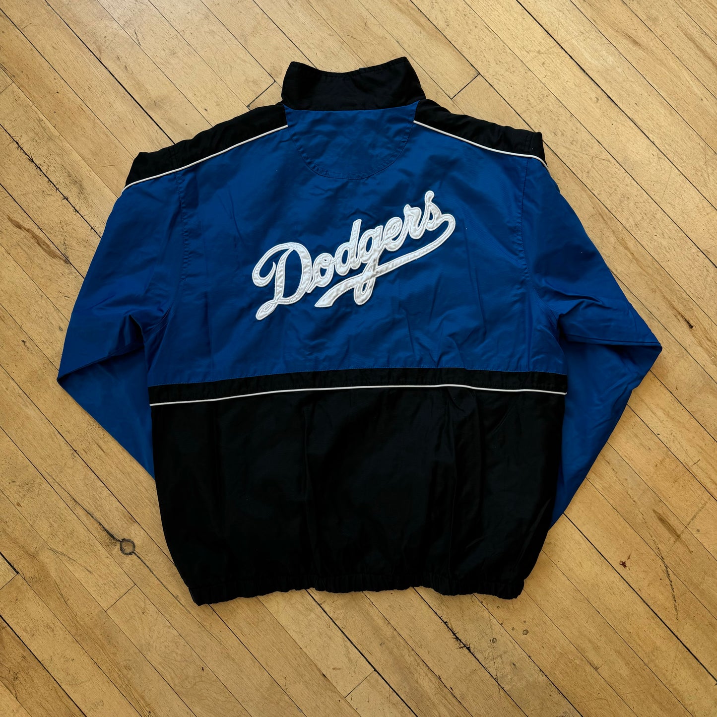 Vintage La Dodgers Zip-up Jacket Sz L