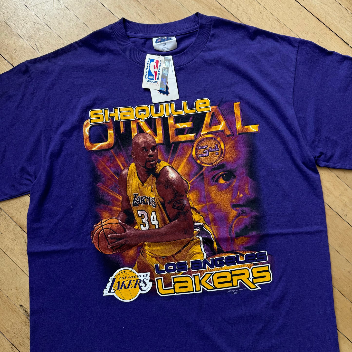 Vintage Shaquille O’Neal Lakers T-shirt Brand New Sz XL